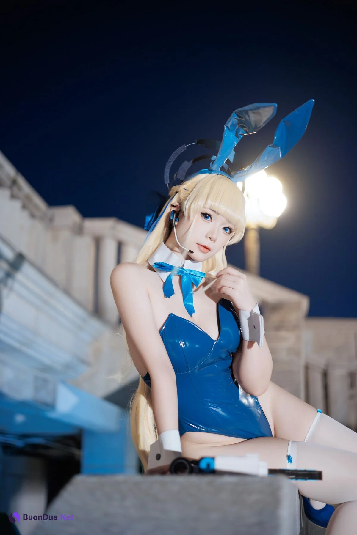 Cosplay 樱落酱w 蔚蓝档案 toki兔女郎 - Photo 7