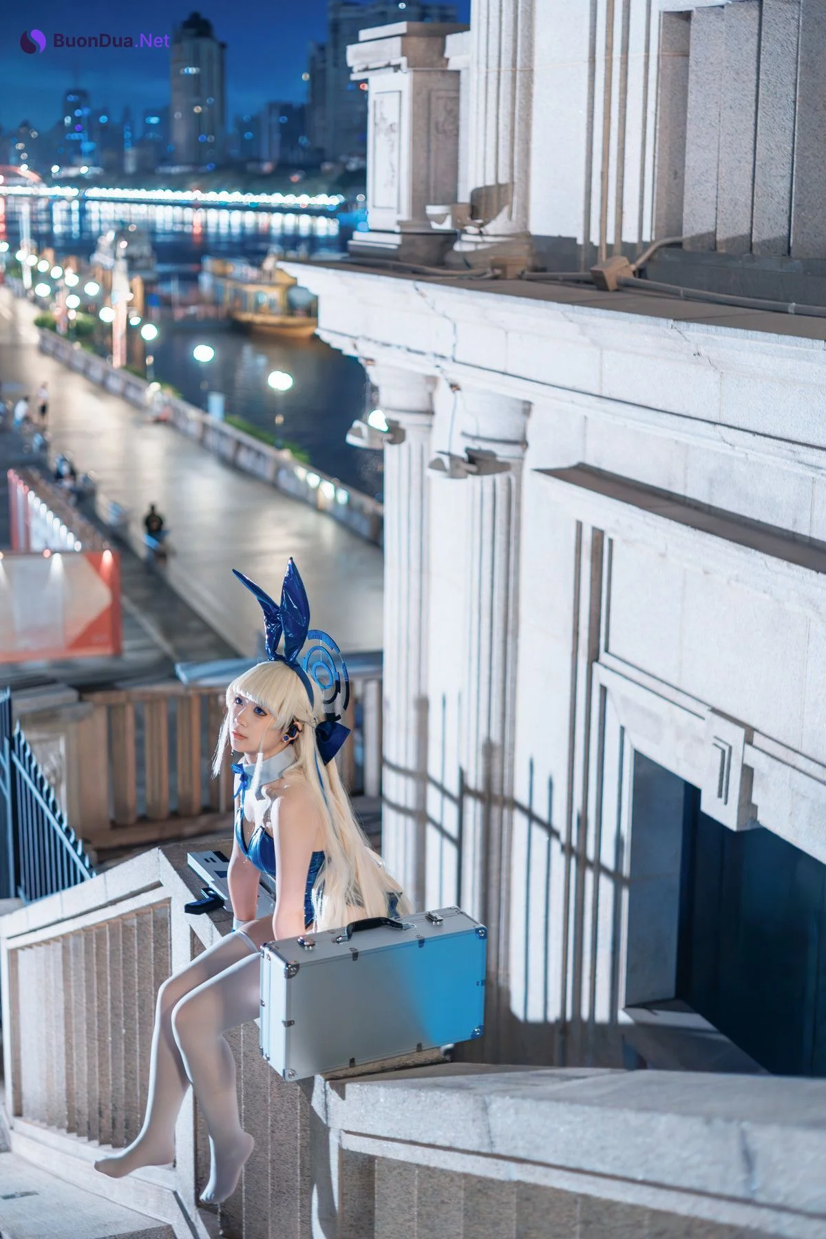 Cosplay 樱落酱w 蔚蓝档案 toki兔女郎 - Photo 9