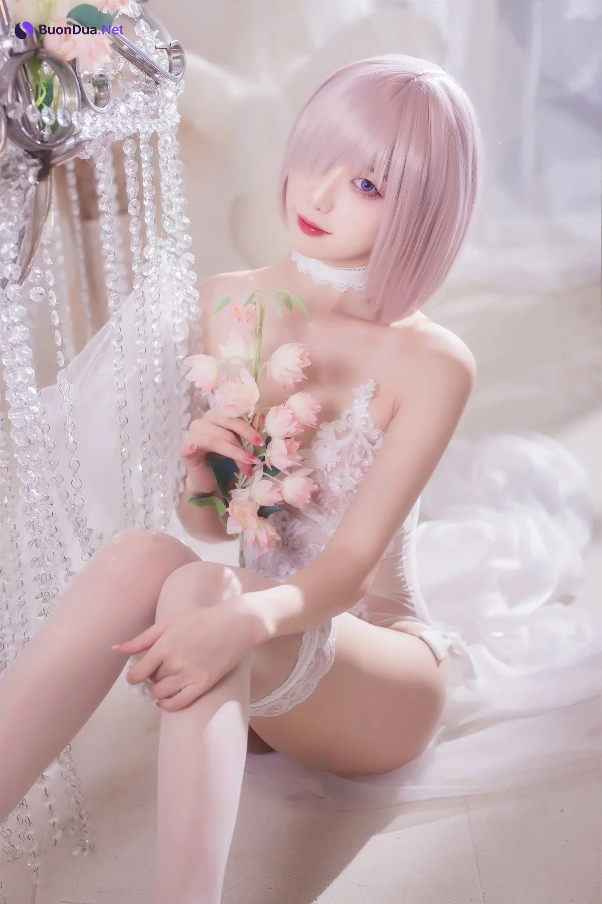 Cosplay 封疆疆 婚纱玛修 Wedding Dress - Photo 16