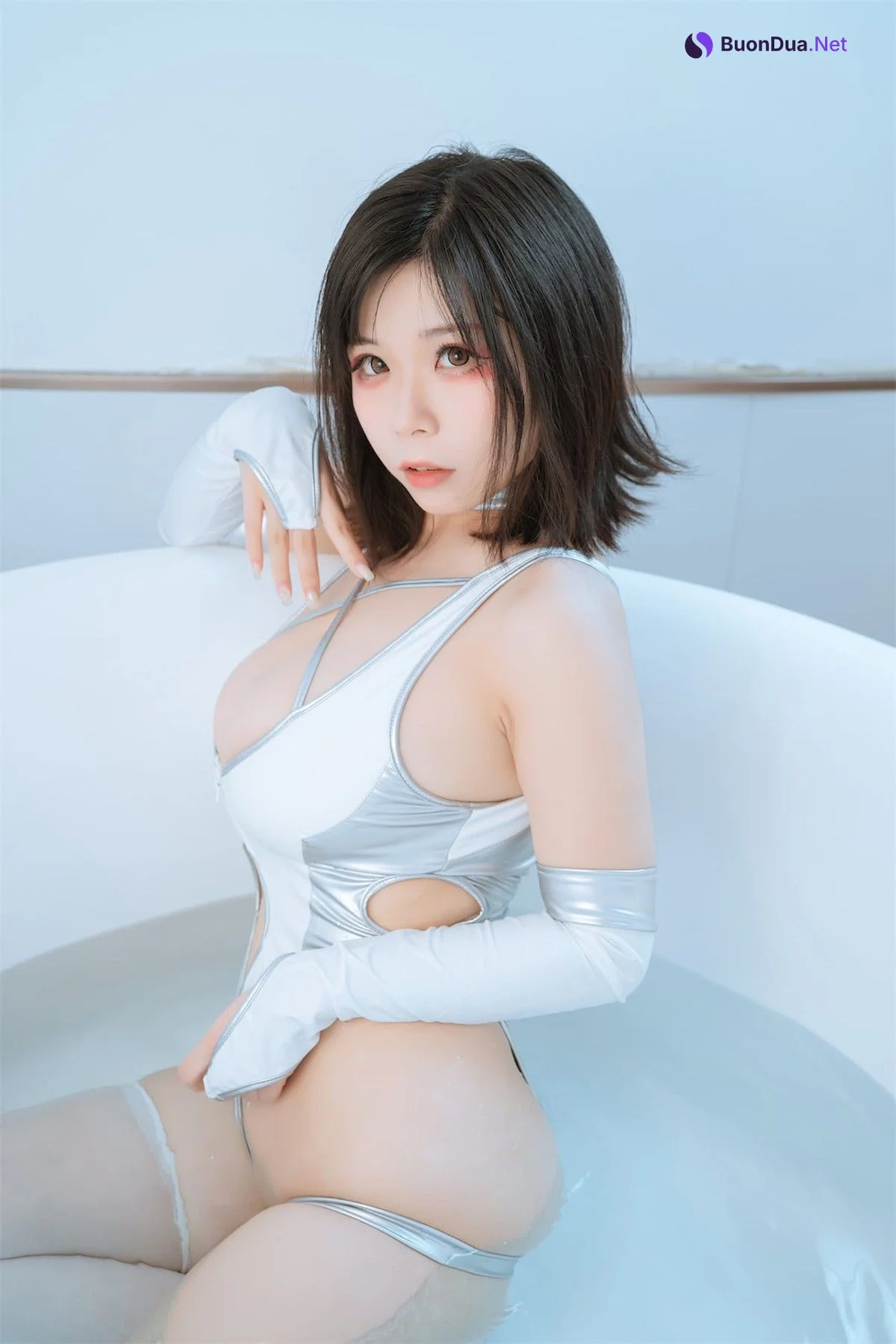 Cosplay 无颜小天使wy 戏水竞泳 - Photo 12