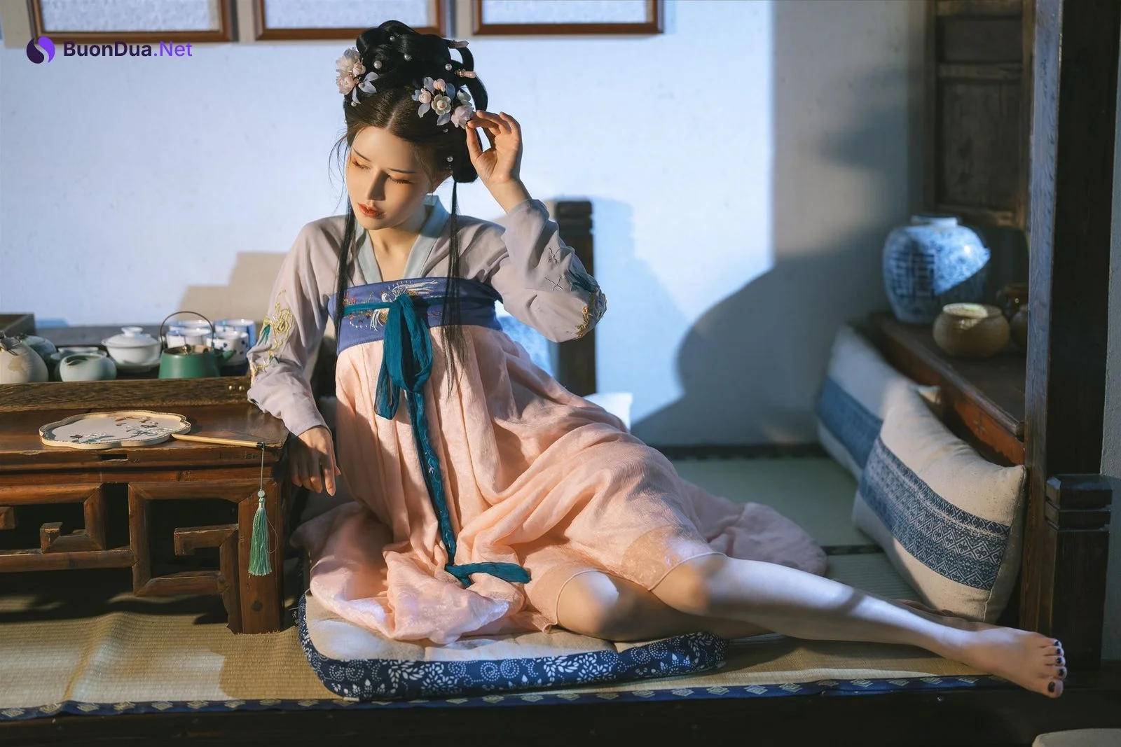 Cosplay 鹿八岁 X铁手叫兽 汉服 - Photo 2
