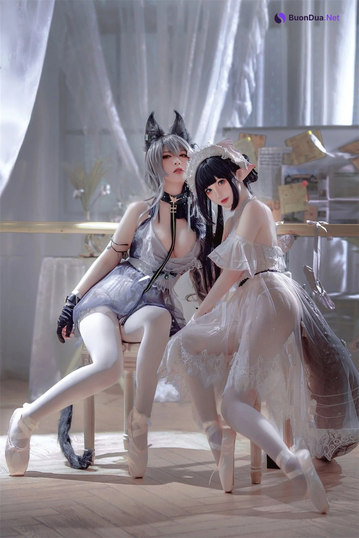 Cosplay 面饼仙儿 半半子 黑x森蚺 - Photo 6