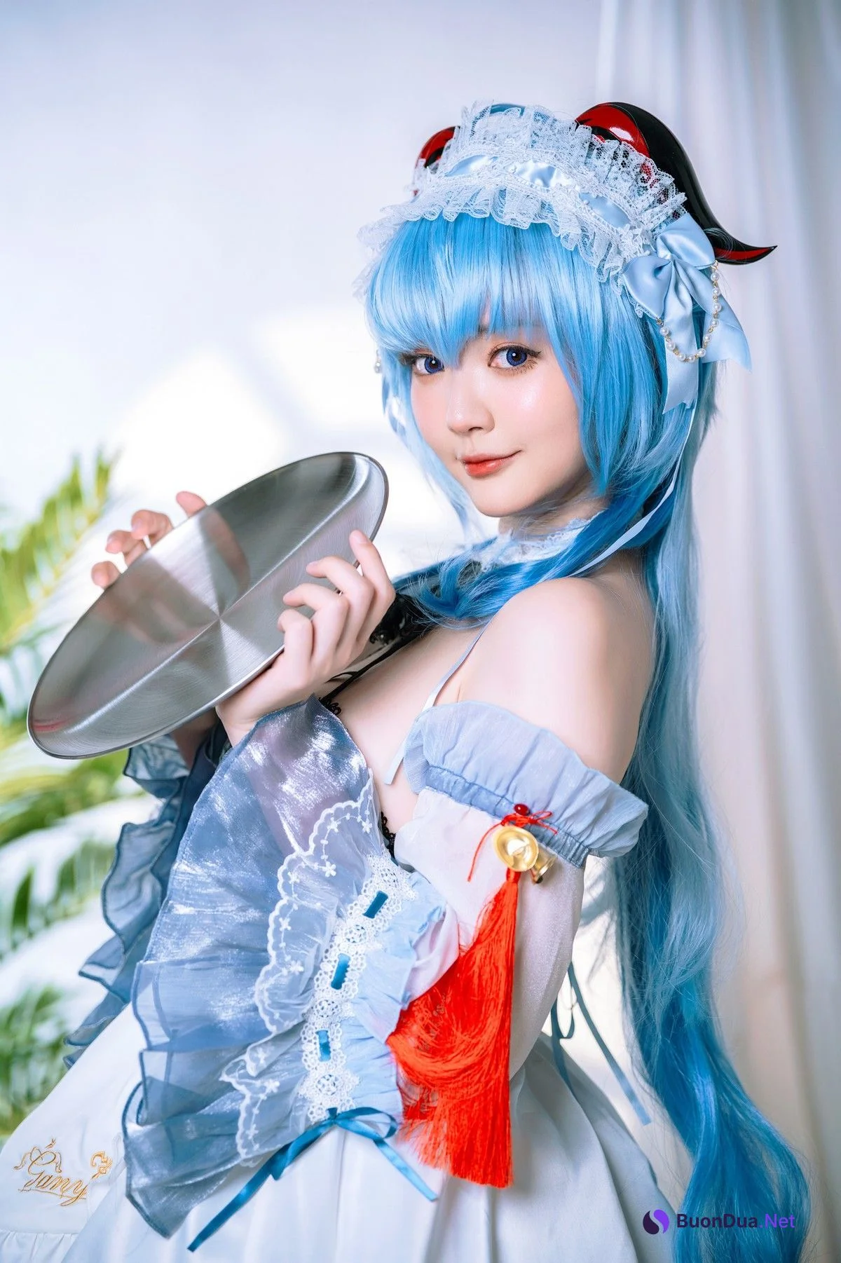 Cosplay Ying Tze 甘雨 Ganyu Maid - Photo 14