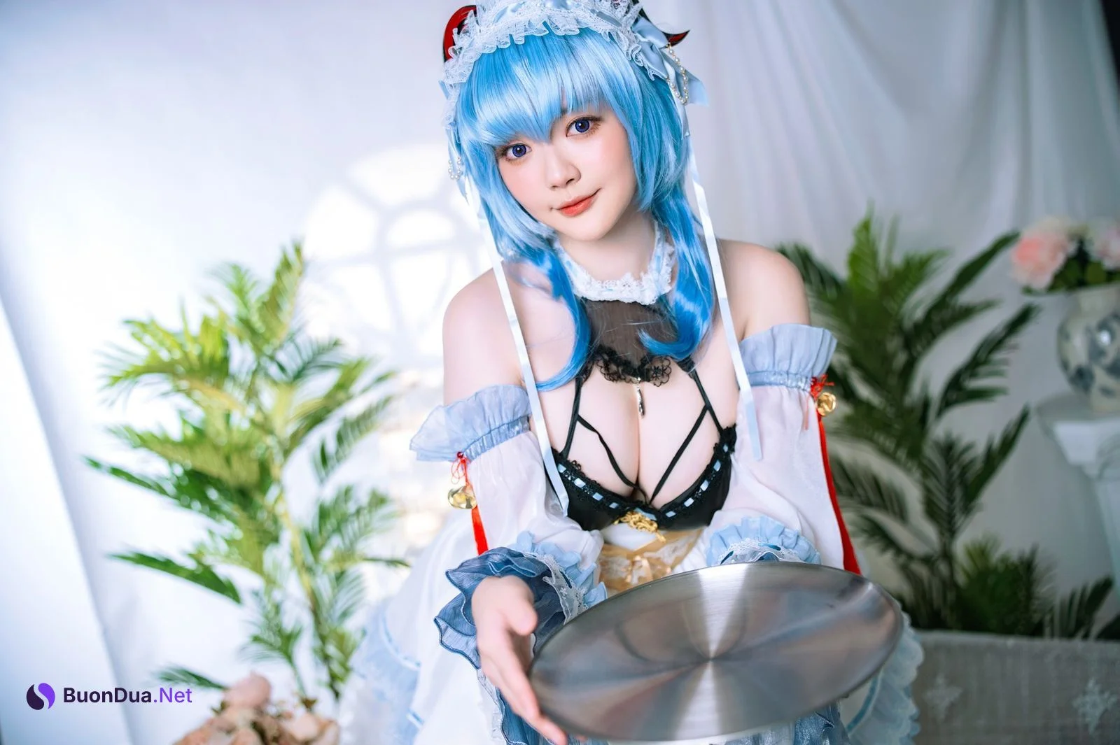 Cosplay Ying Tze 甘雨 Ganyu Maid - Photo 15
