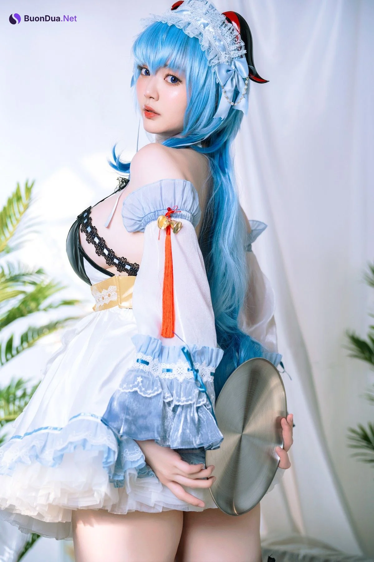 Cosplay Ying Tze 甘雨 Ganyu Maid - Photo 16