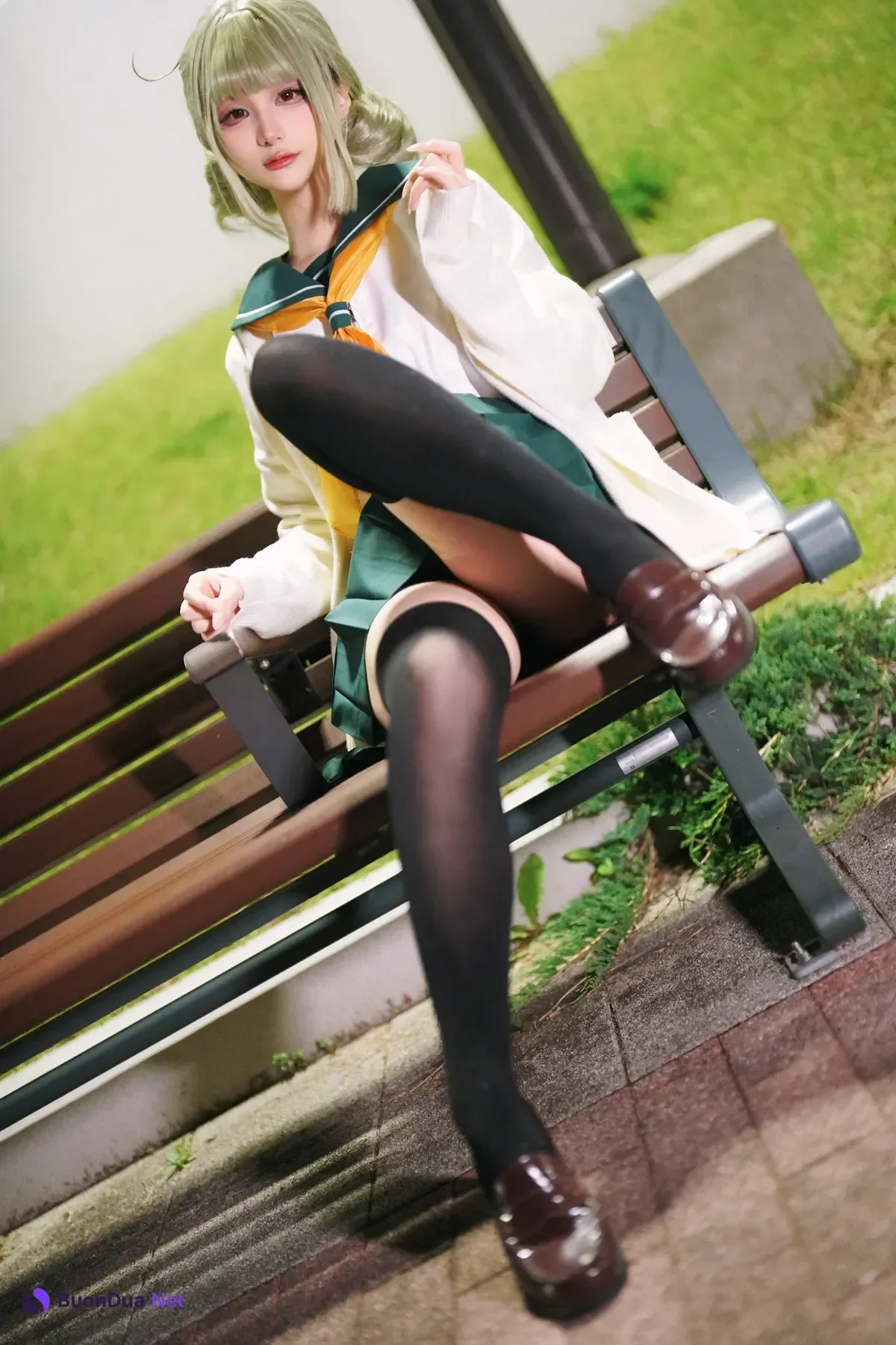 Cosplay 幼愛Youmeko – 小琪舞JK工作服 - Photo 12