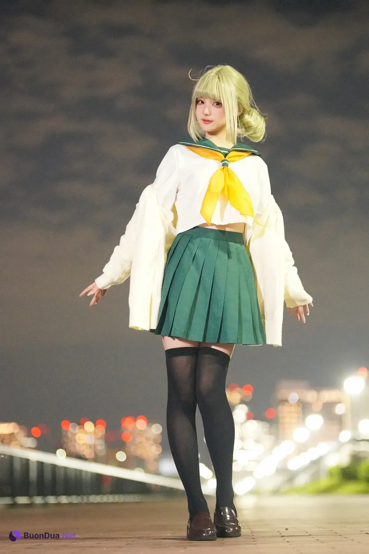 Cosplay 幼愛Youmeko – 小琪舞JK工作服 - Photo 15