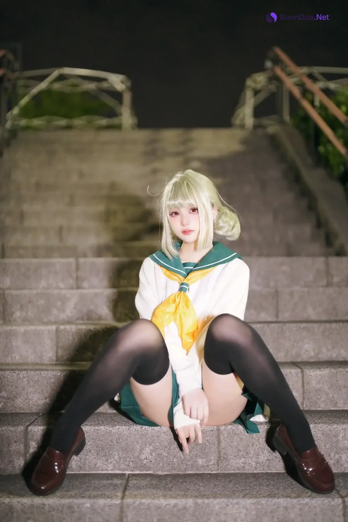 Cosplay 幼愛Youmeko – 小琪舞JK工作服 - Photo 16