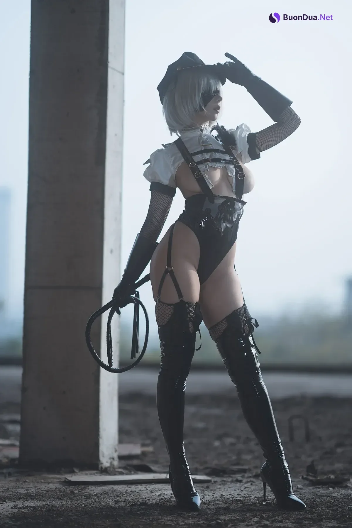 Cosplay 云溪溪Yunx1x1 & 奶桃 – 2B本 YoRHa No.2 Type B 上 Set.01 - Photo 16
