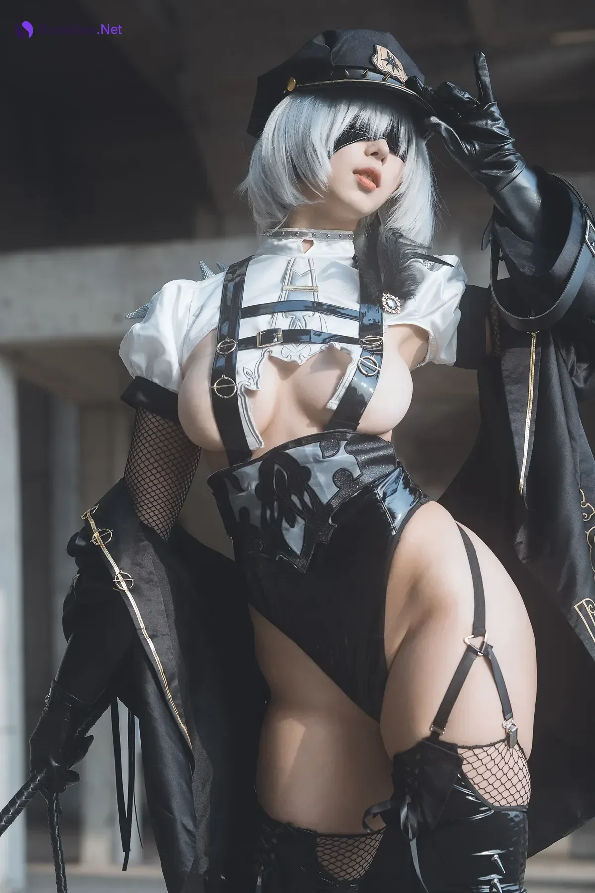 Cosplay 云溪溪Yunx1x1 & 奶桃 – 2B本 YoRHa No.2 Type B 上 Set.01 - Photo 4