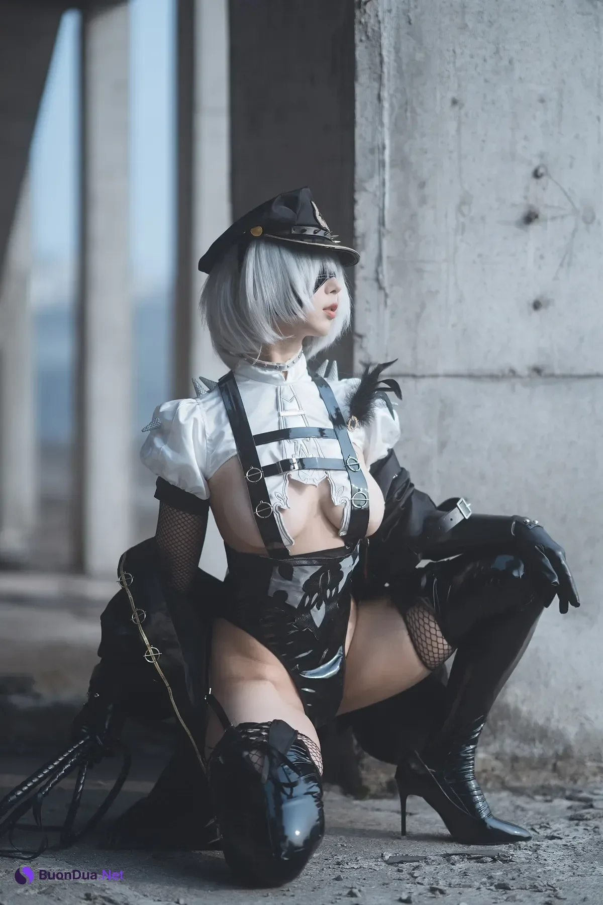 Cosplay 云溪溪Yunx1x1 & 奶桃 – 2B本 YoRHa No.2 Type B 上 Set.01 - Photo 6