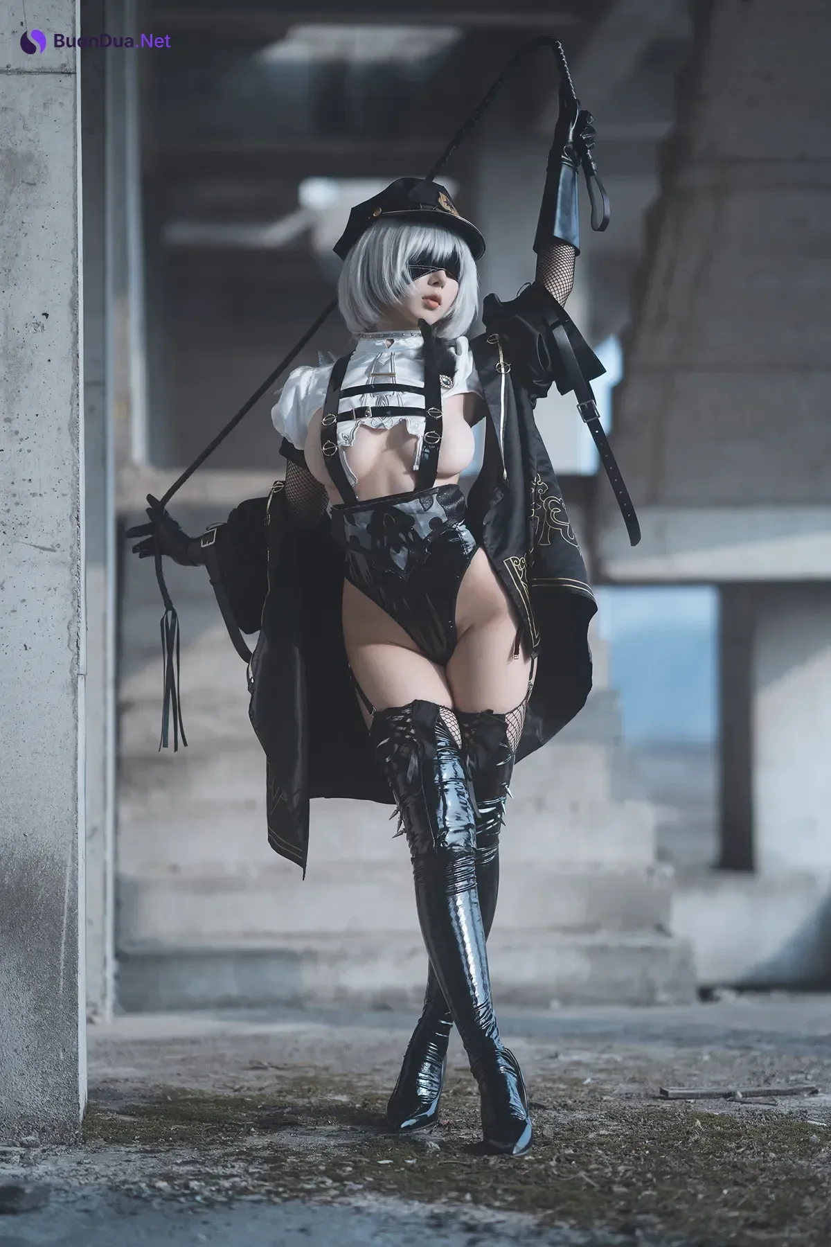 Cosplay 云溪溪Yunx1x1 & 奶桃 – 2B本 YoRHa No.2 Type B 上 Set.01 - Photo 9