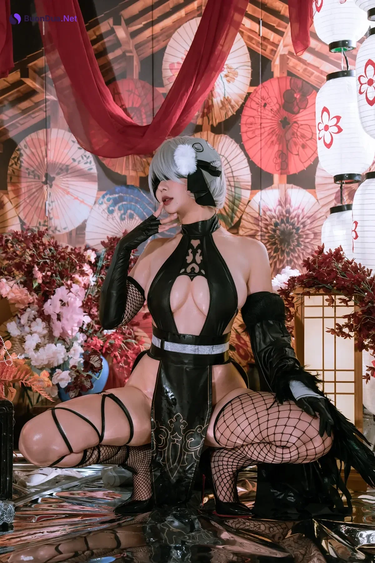 Cosplay 云溪溪Yunx1x1 & 奶桃 – 2B本 YoRHa No.2 Type B 下 Set.01 - Photo 11