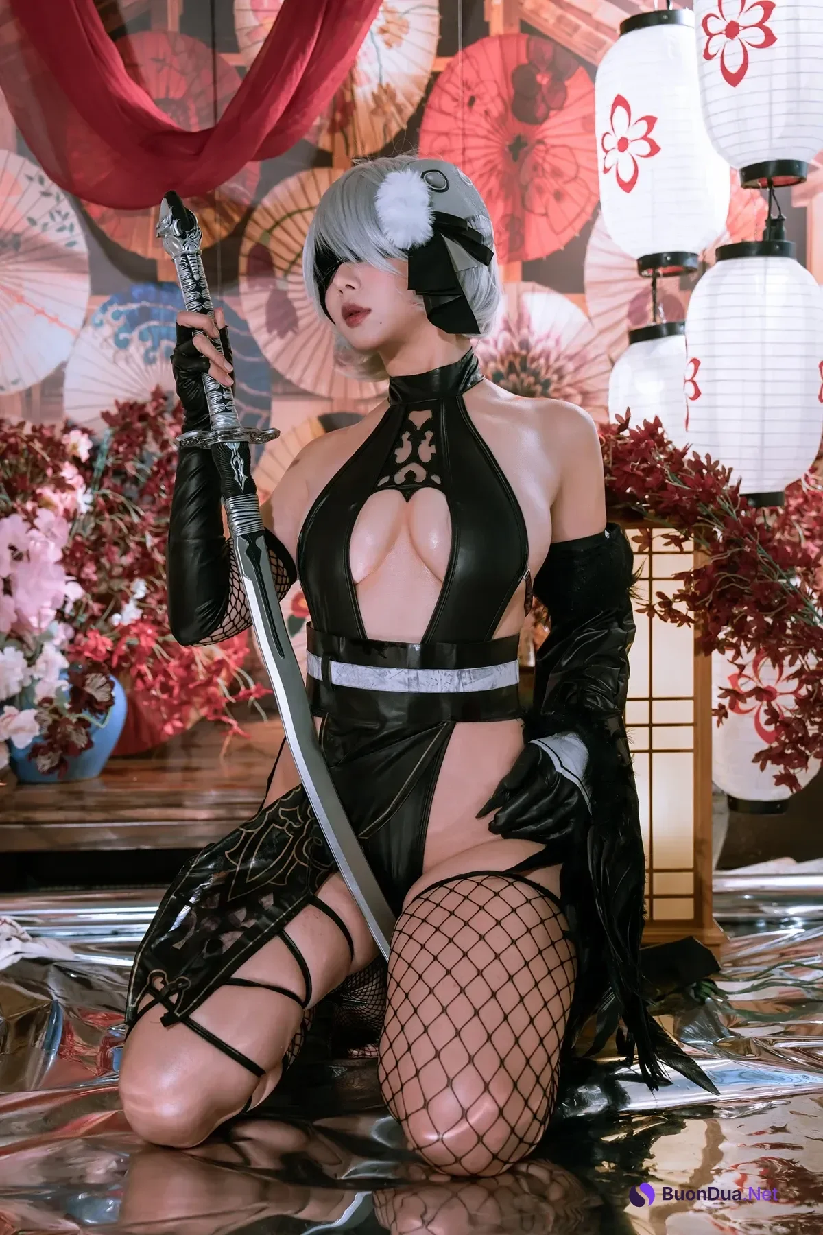 Cosplay 云溪溪Yunx1x1 & 奶桃 – 2B本 YoRHa No.2 Type B 下 Set.01 - Photo 20