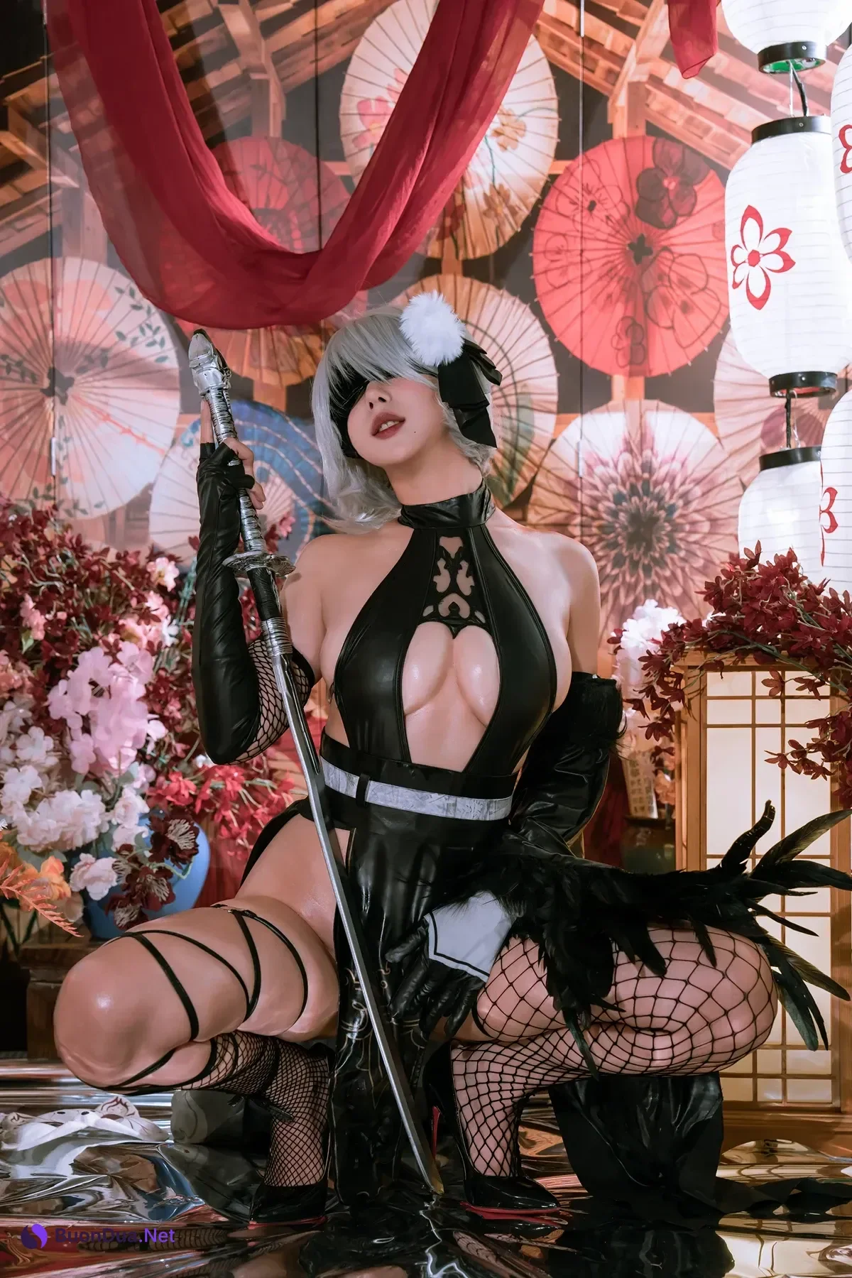 Cosplay 云溪溪Yunx1x1 & 奶桃 – 2B本 YoRHa No.2 Type B 下 Set.01 - Photo 9
