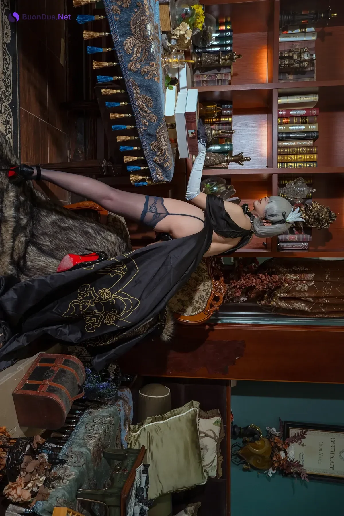 Cosplay 云溪溪Yunx1x1 & 奶桃 – 2B本 YoRHa No.2 Type B 下 Set.02 - Photo 12
