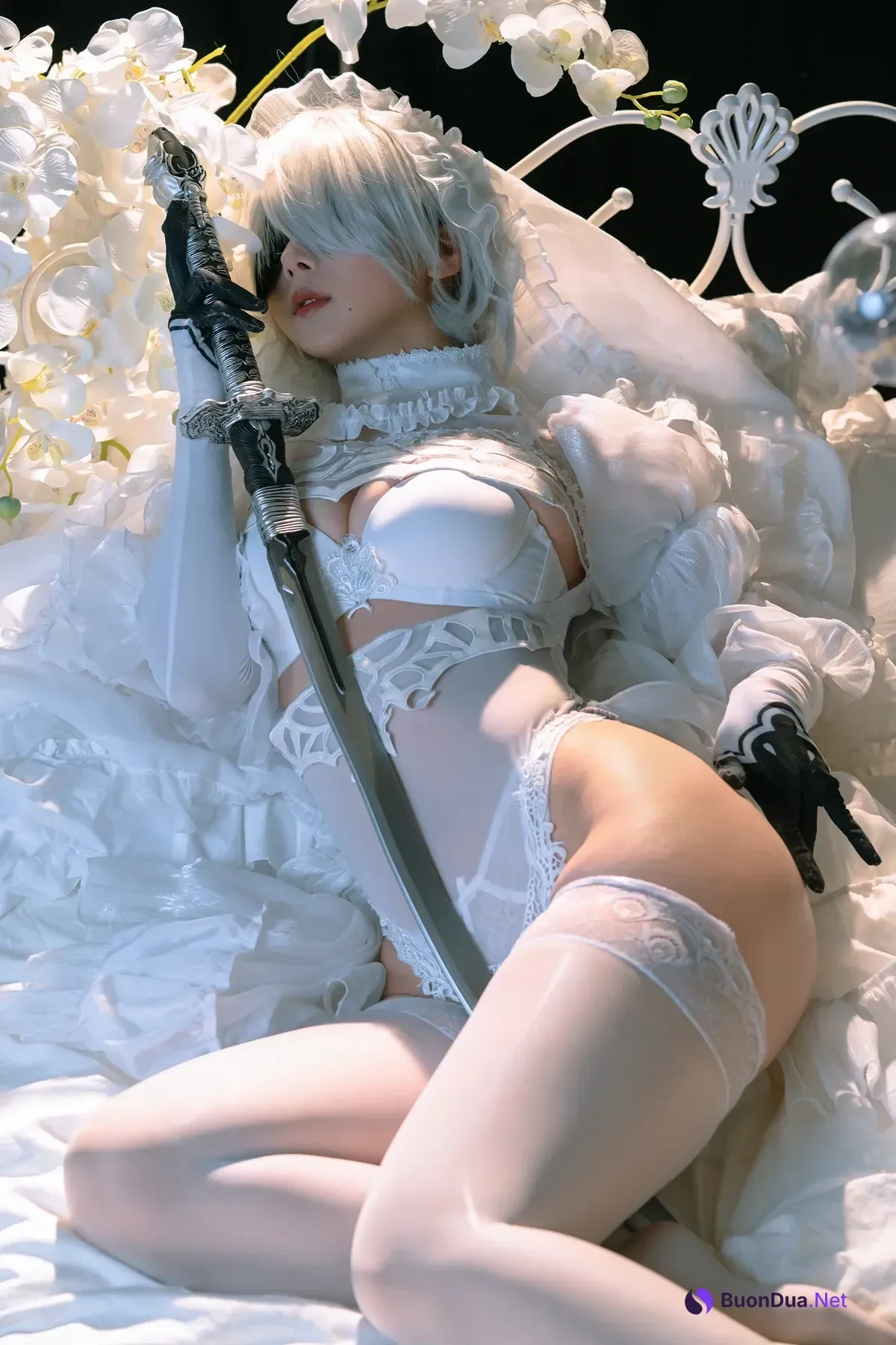 Cosplay 云溪溪Yunx1x1 & 奶桃 – 2B本 YoRHa No.2 Type B 上 Set.02 - Photo 20