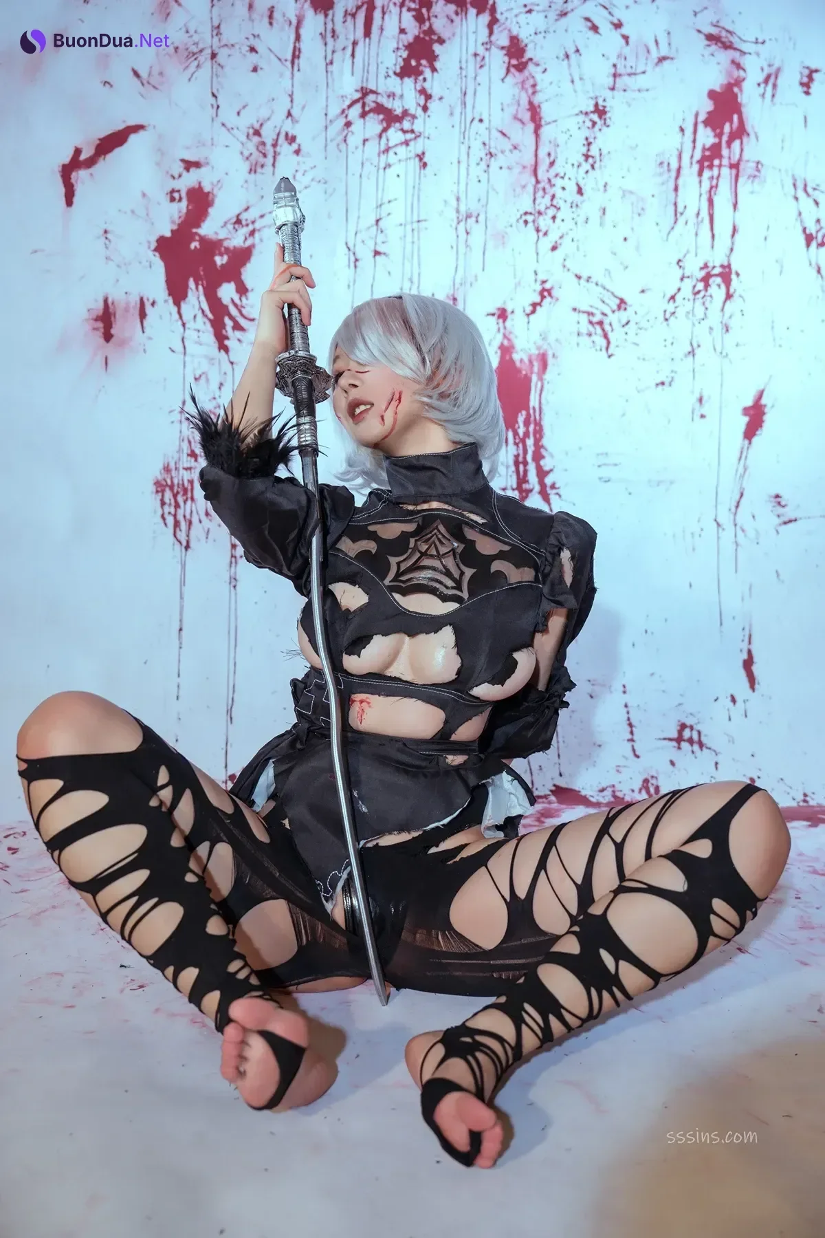 Cosplay 云溪溪Yunx1x1 & 奶桃 – 2B本 YoRHa No.2 Type B 下 Set.03 - Photo 15