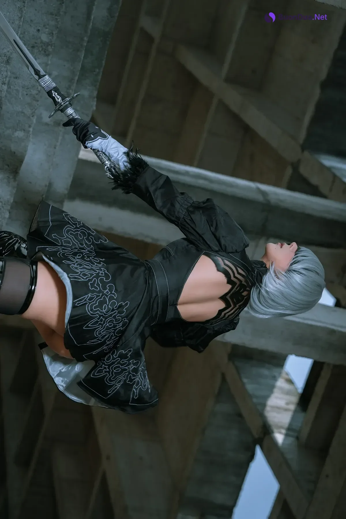 Cosplay 云溪溪Yunx1x1 & 奶桃 – 2B本 YoRHa No.2 Type B 下 Set.04 - Photo 13