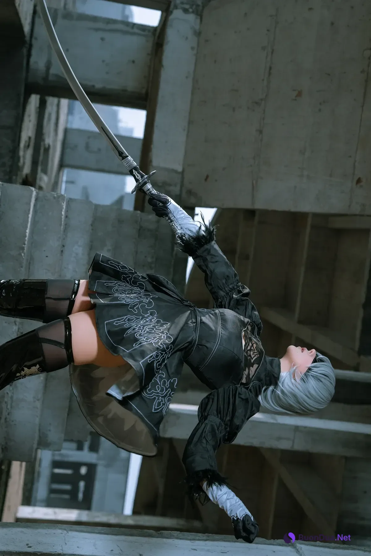 Cosplay 云溪溪Yunx1x1 & 奶桃 – 2B本 YoRHa No.2 Type B 下 Set.04 - Photo 16