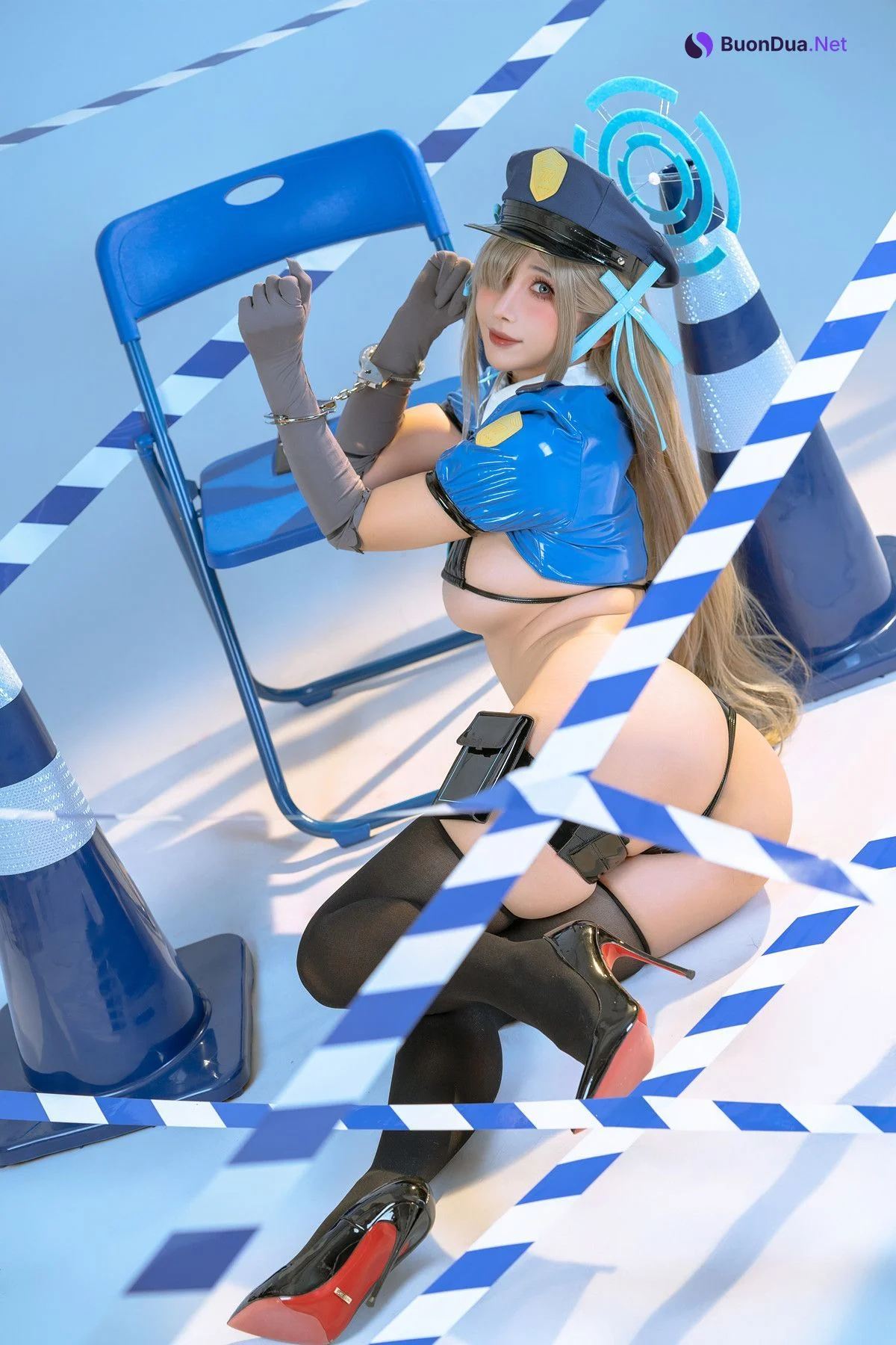 Cosplay 云溪溪Yunx1x1 奶桃 蔚蓝档案 之濑明日奈 Set.01 - Photo 3
