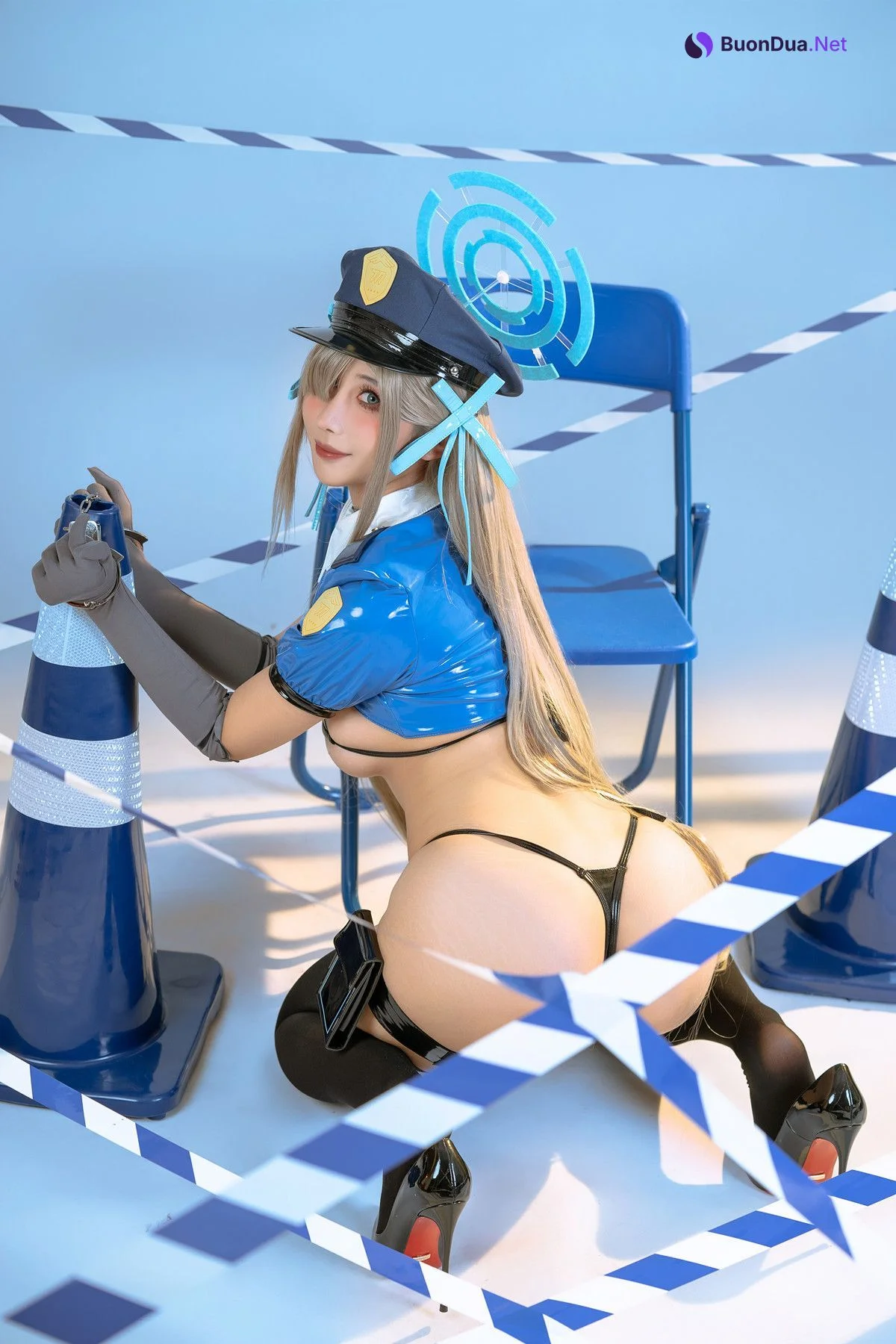Cosplay 云溪溪Yunx1x1 奶桃 蔚蓝档案 之濑明日奈 Set.01 - Photo 4