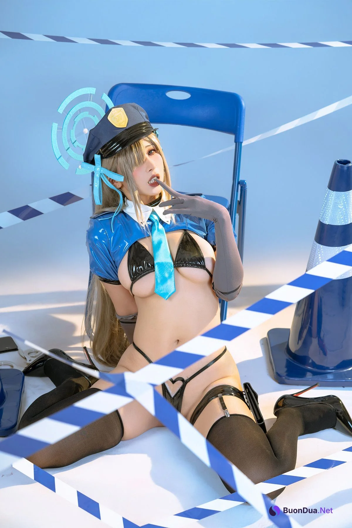 Cosplay 云溪溪Yunx1x1 奶桃 蔚蓝档案 之濑明日奈 Set.01 - Photo 7