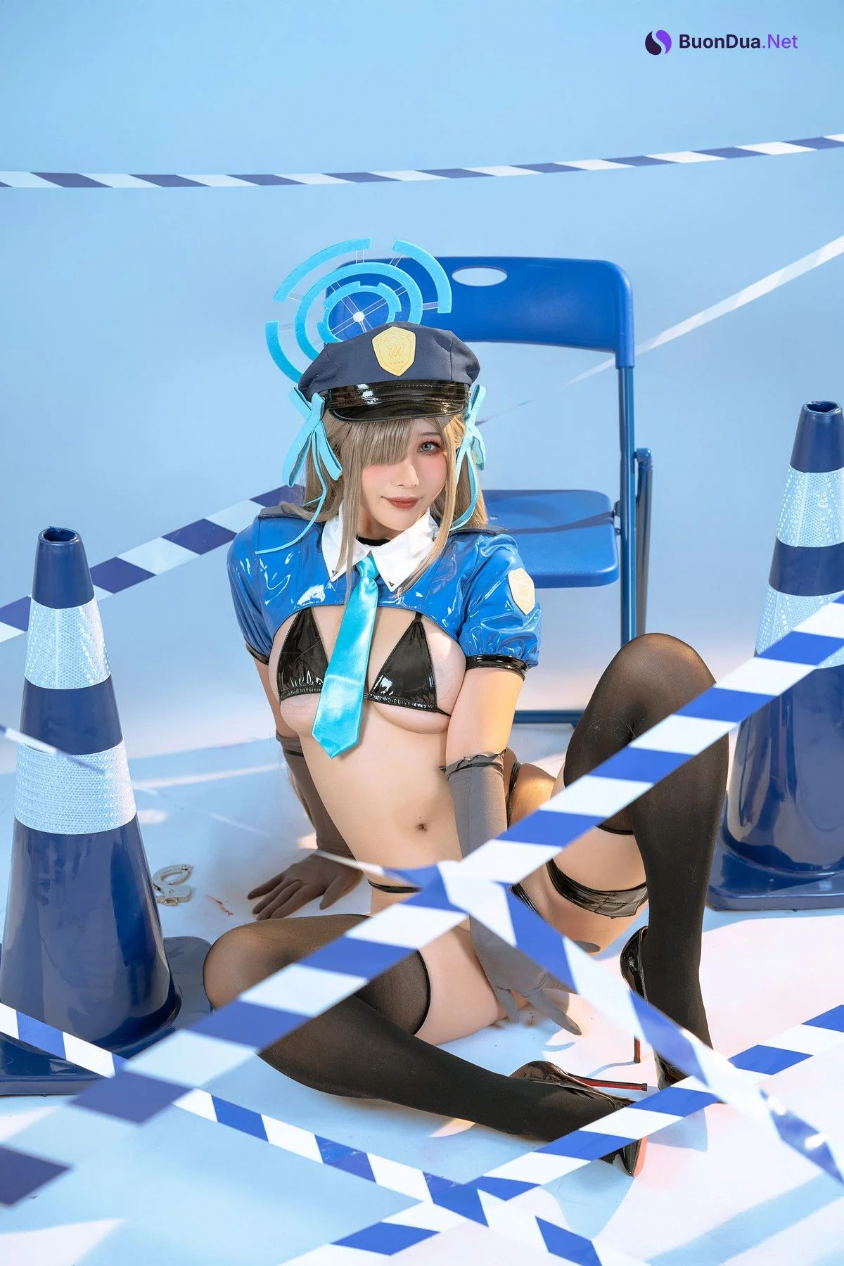 Cosplay 云溪溪Yunx1x1 奶桃 蔚蓝档案 之濑明日奈 Set.02 - Photo 4