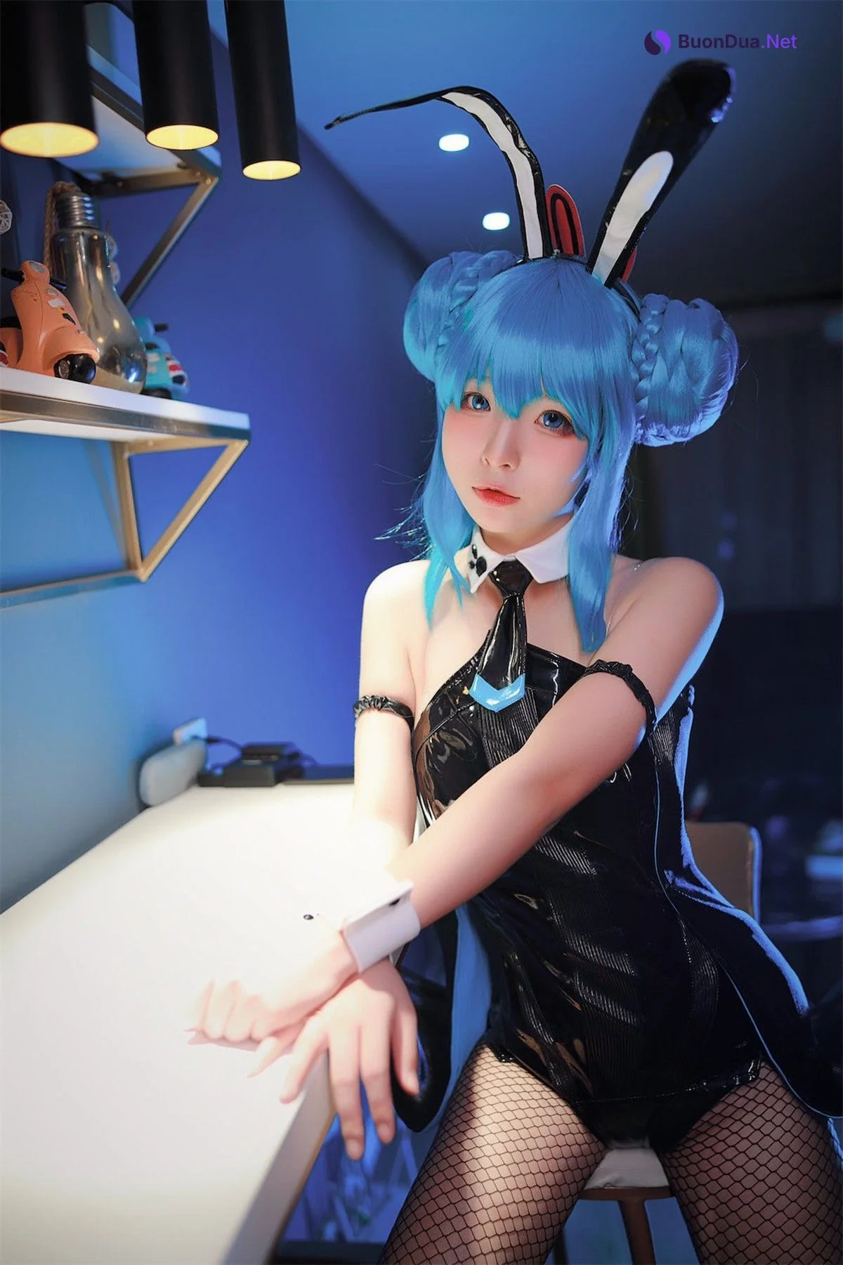 Cosplay Yuuhui玉汇 初音黑兔 - รูปภาพ 10