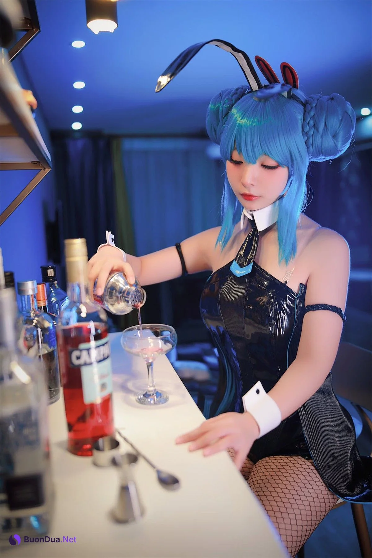 Cosplay Yuuhui玉汇 初音黑兔 - รูปภาพ 13