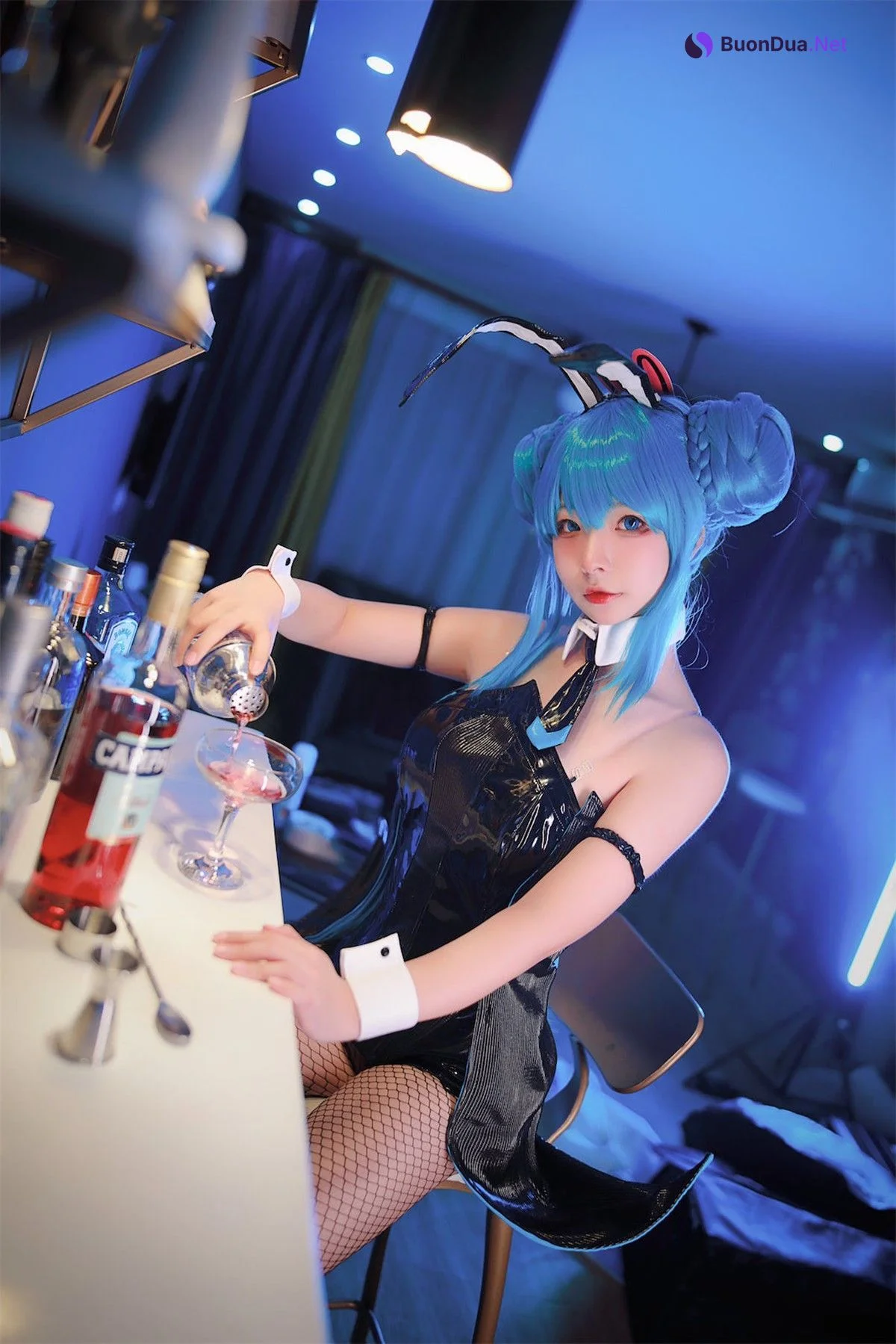 Cosplay Yuuhui玉汇 初音黑兔 - รูปภาพ 14