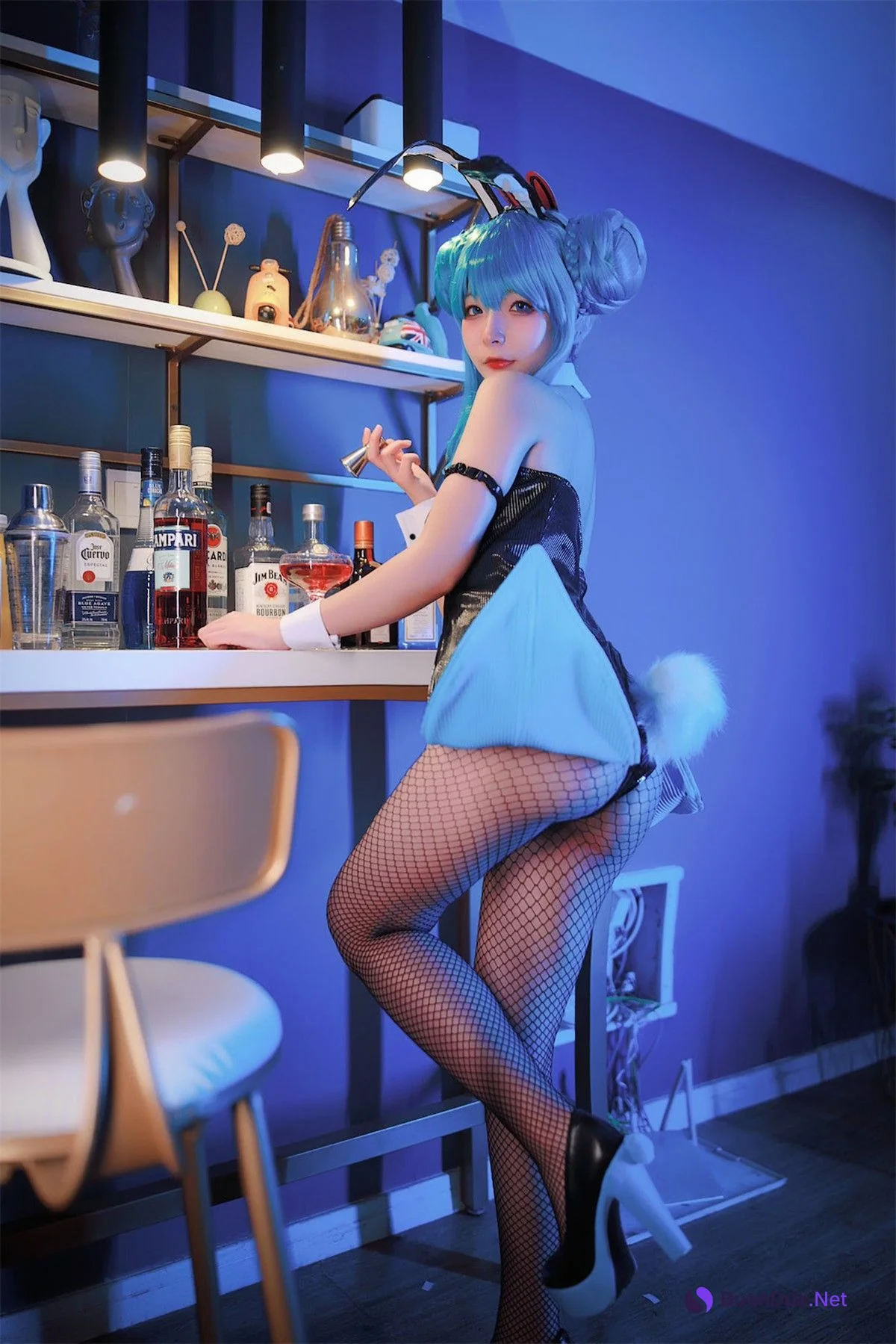 Cosplay Yuuhui玉汇 初音黑兔 - รูปภาพ 17