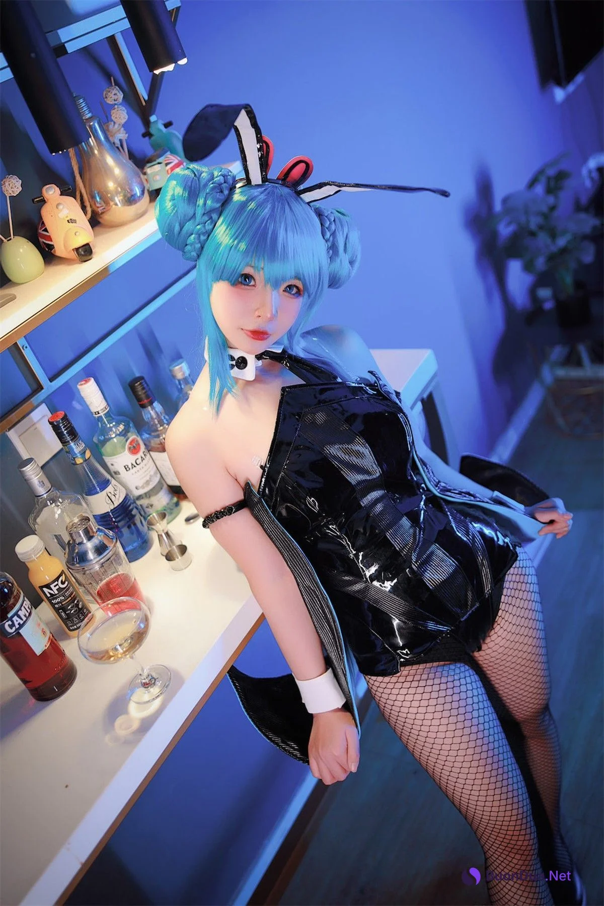 Cosplay Yuuhui玉汇 初音黑兔 - รูปภาพ 2
