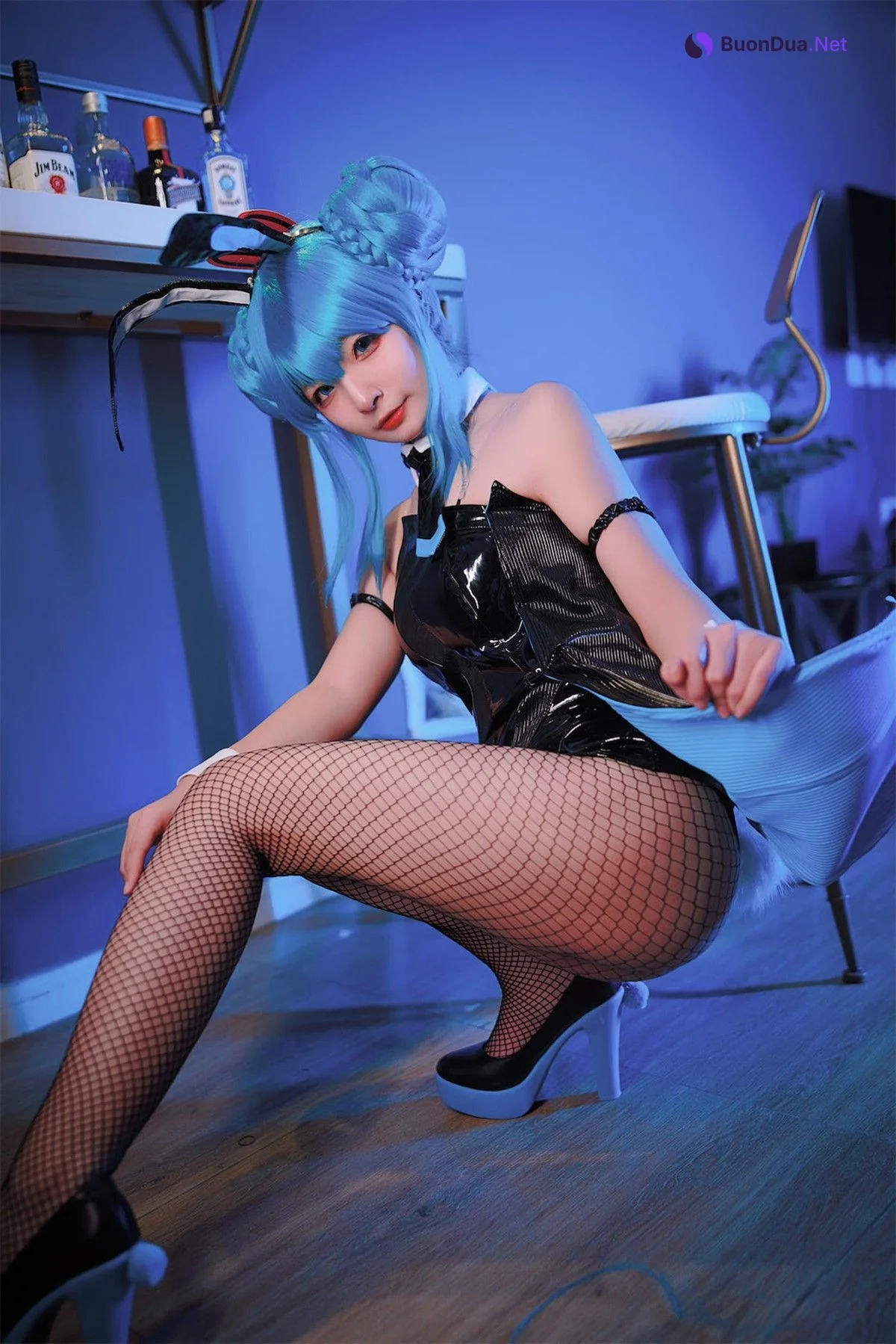 Cosplay Yuuhui玉汇 初音黑兔 - รูปภาพ 3