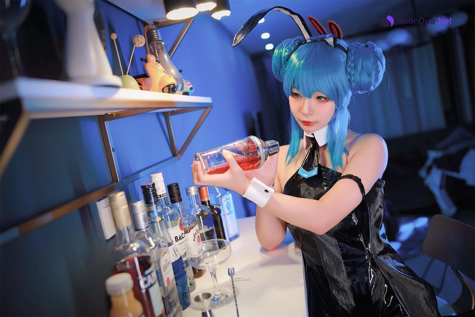 Cosplay Yuuhui玉汇 初音黑兔 - รูปภาพ 6