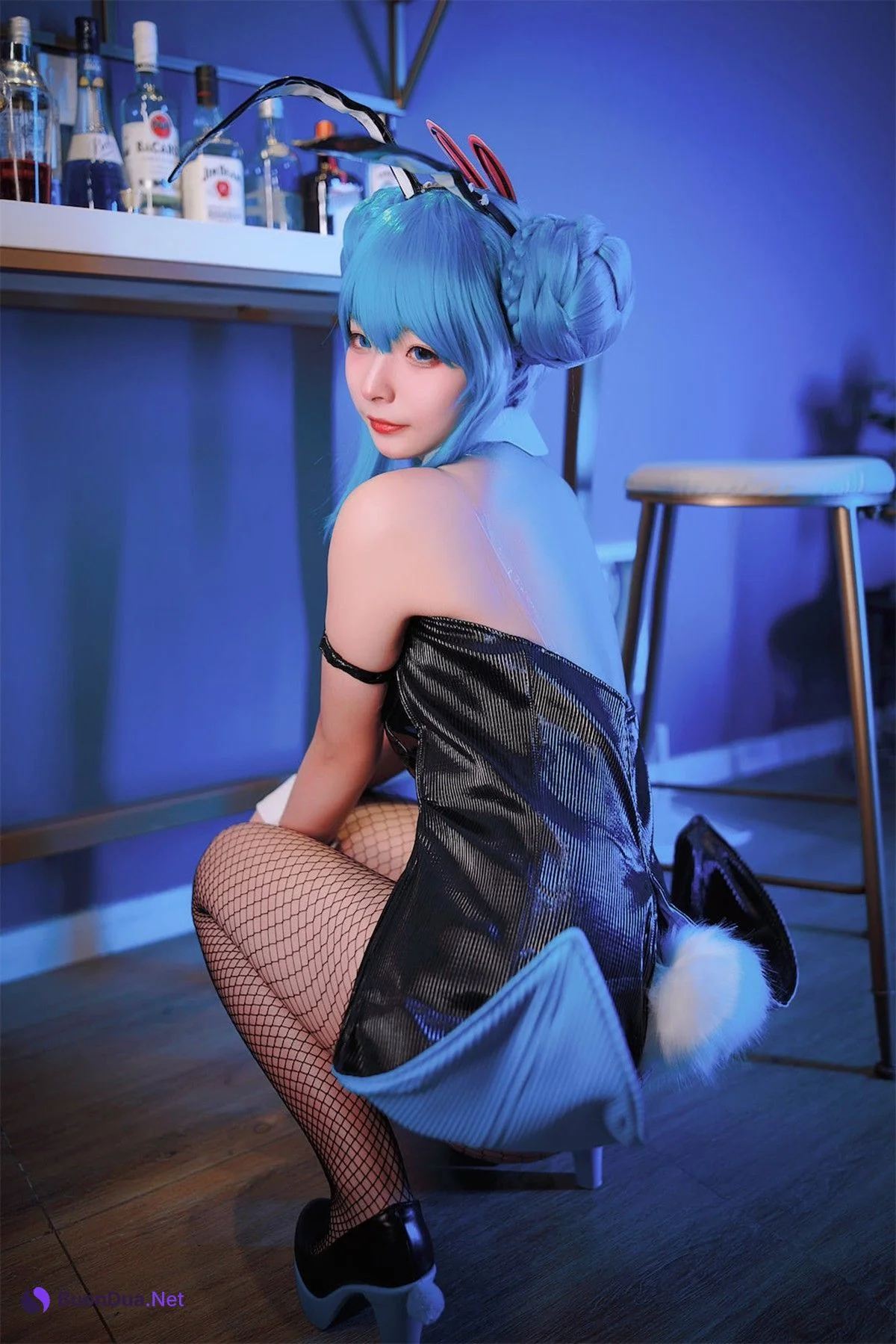 Cosplay Yuuhui玉汇 初音黑兔 - รูปภาพ 7