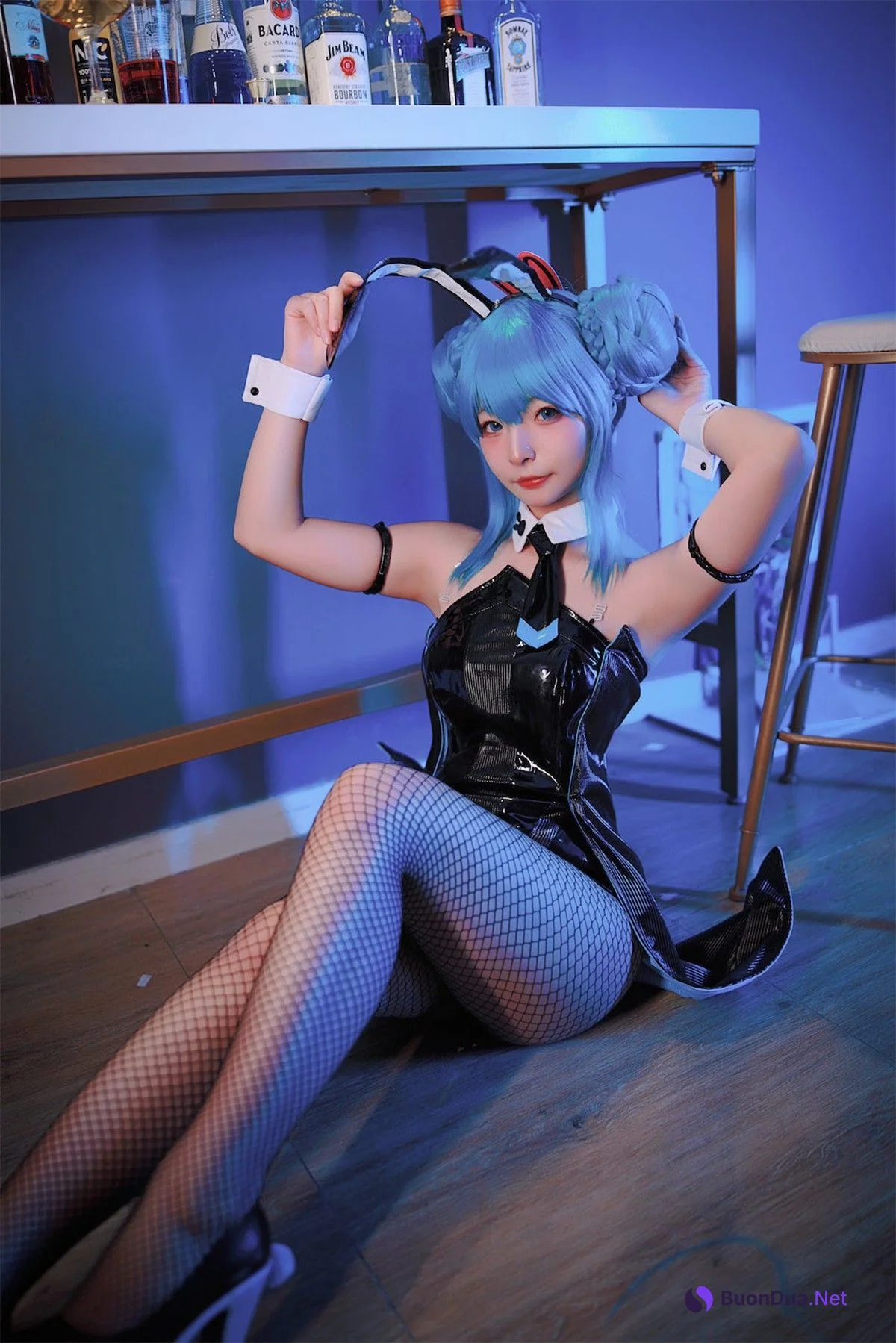 Cosplay Yuuhui玉汇 初音黑兔 - รูปภาพ 8