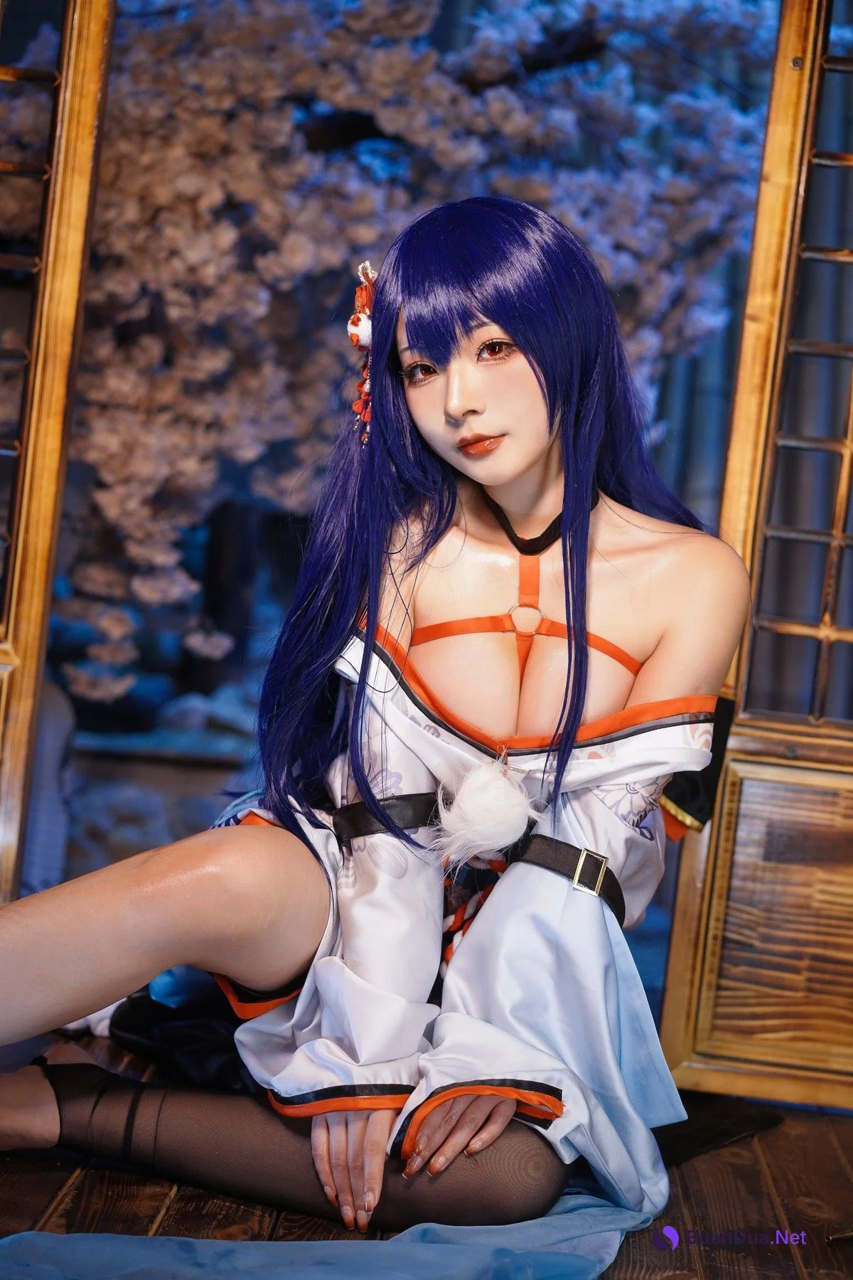 Cosplay Yuuhui玉汇 EroPhone Re 真子-和服抹油 Set.01 - Photo 18