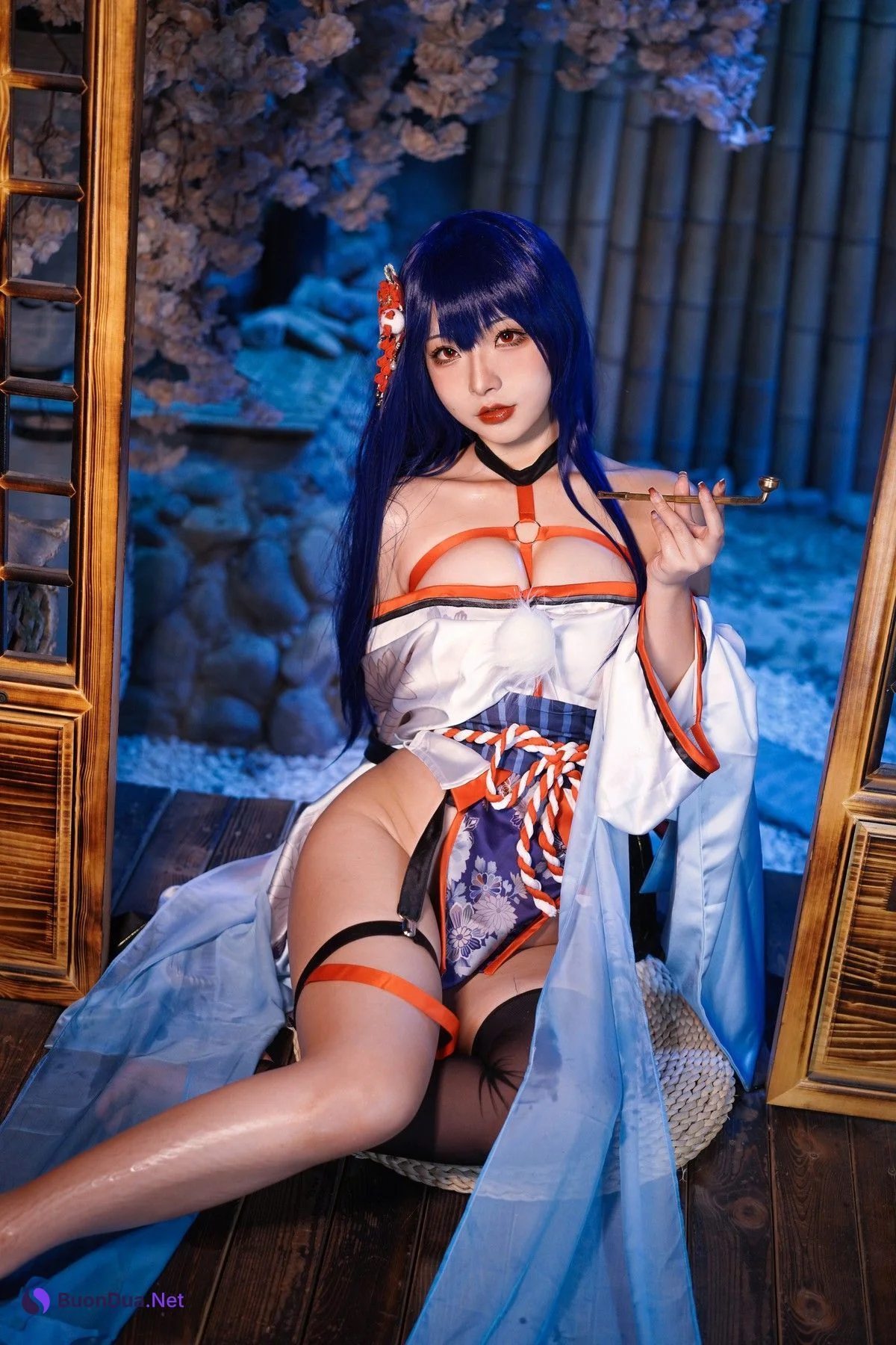 Cosplay Yuuhui玉汇 EroPhone Re 真子-和服抹油 Set.01 - Photo 4