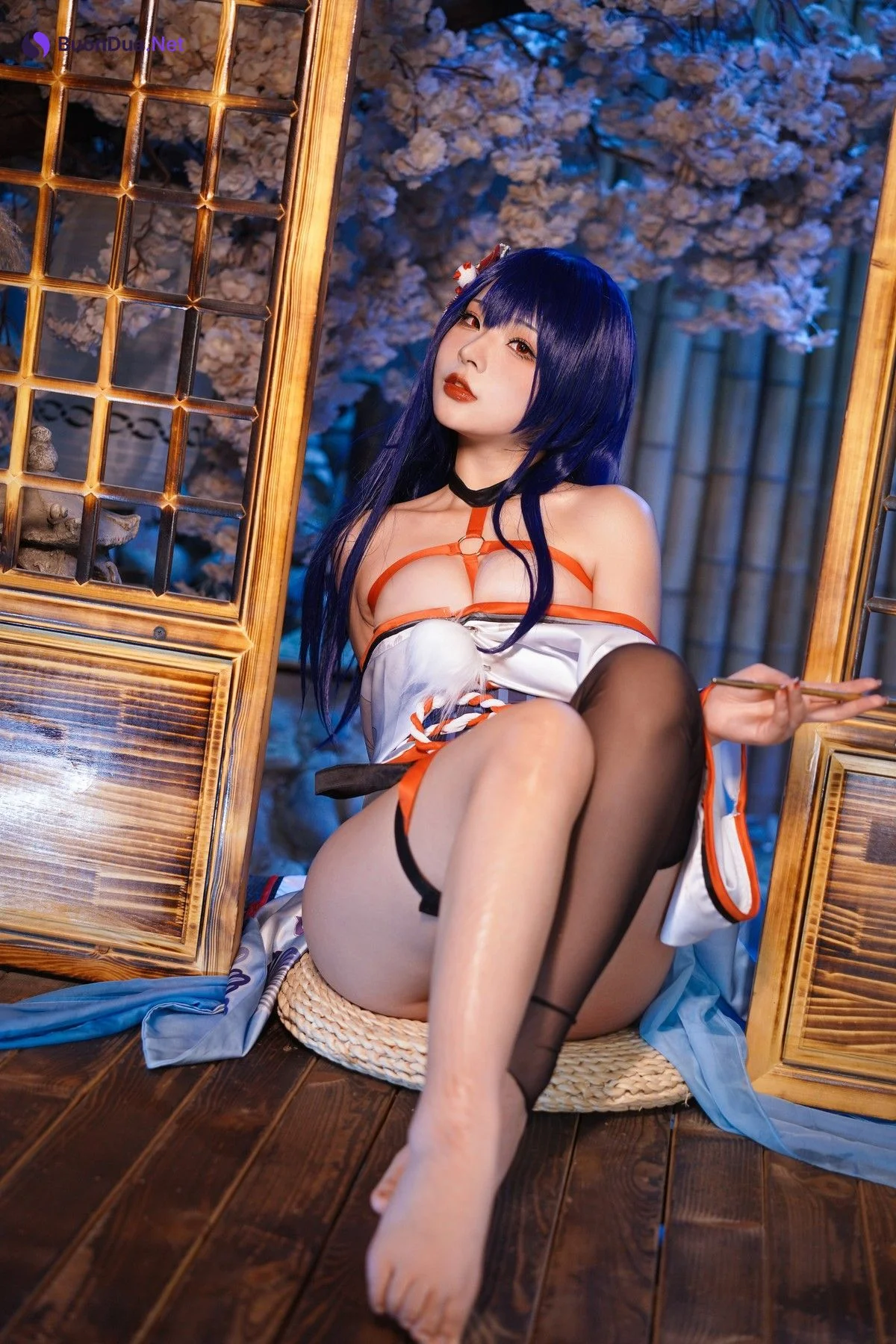 Cosplay Yuuhui玉汇 EroPhone Re 真子-和服抹油 Set.01 - Photo 5