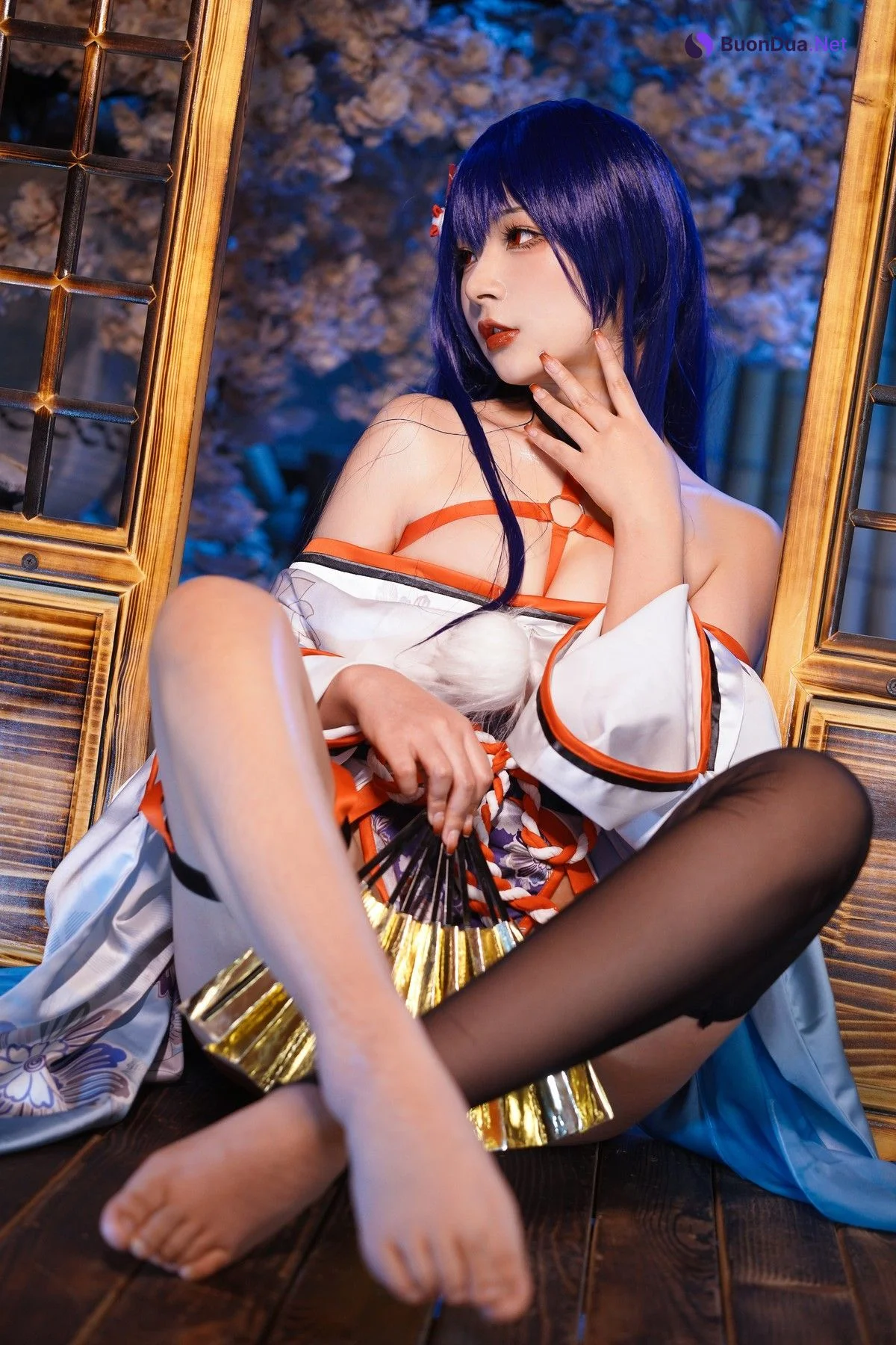 Cosplay Yuuhui玉汇 EroPhone Re 真子-和服抹油 Set.01 - Photo 7