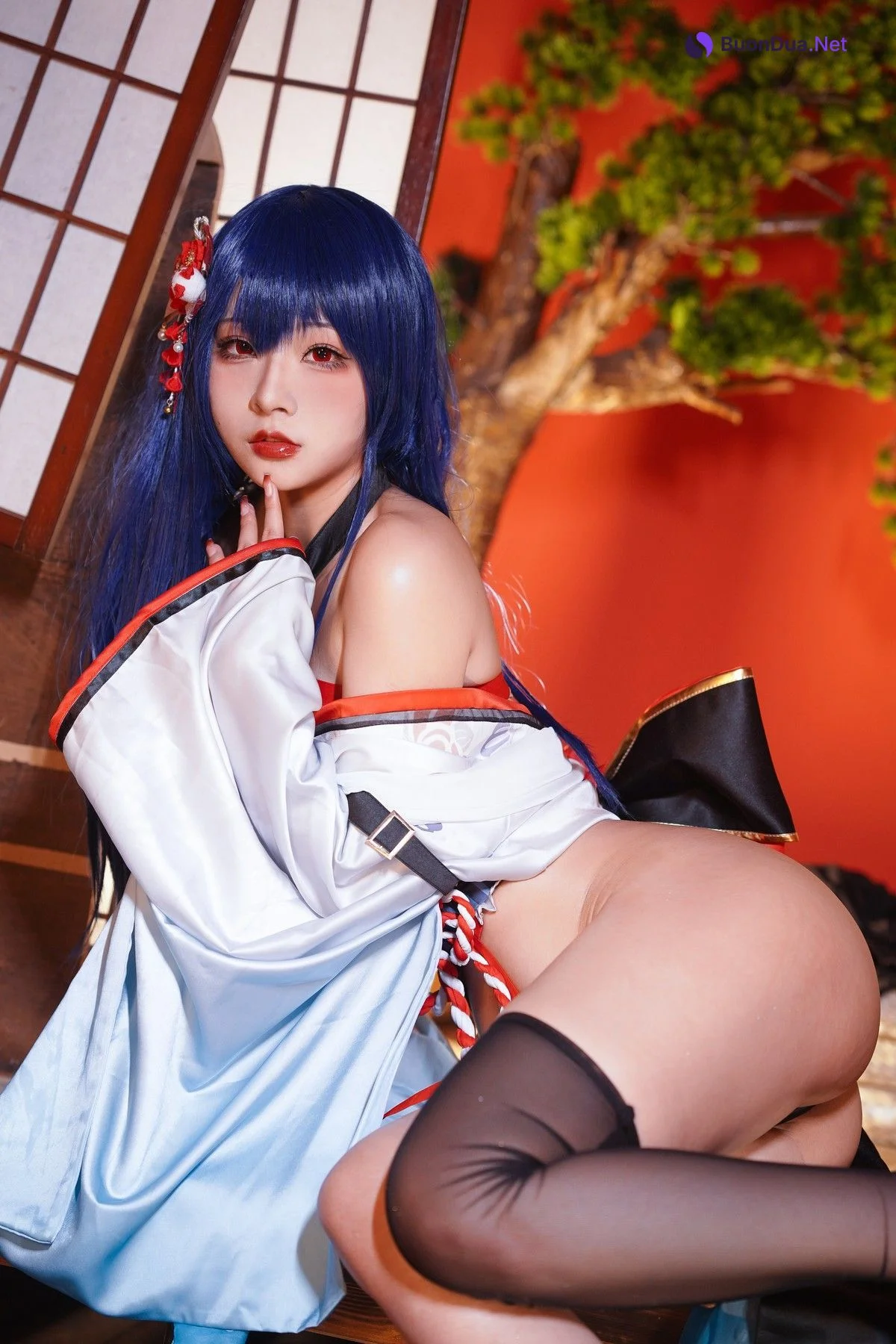 Cosplay Yuuhui玉汇 EroPhone Re 真子-和服抹油 Set.02 - Photo 3