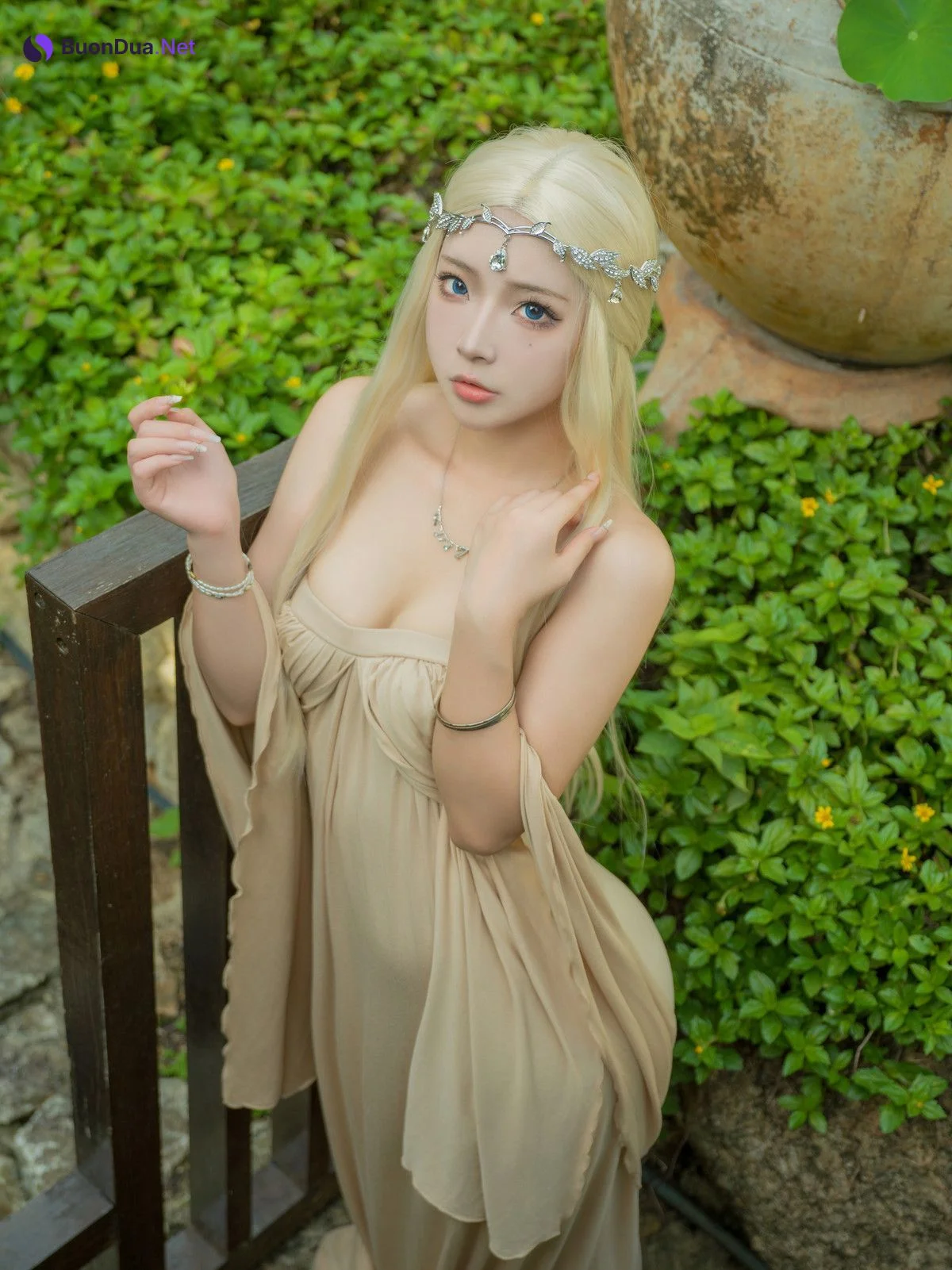 Cosplay Yuuhui玉汇 埃尔夫伍德绿 Set.01 - Photo 9