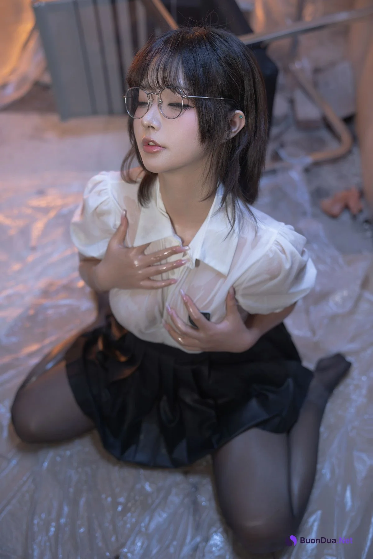 Cosplay Yuuhui玉汇 电梯间 尾行 Set.02 - Photo 6