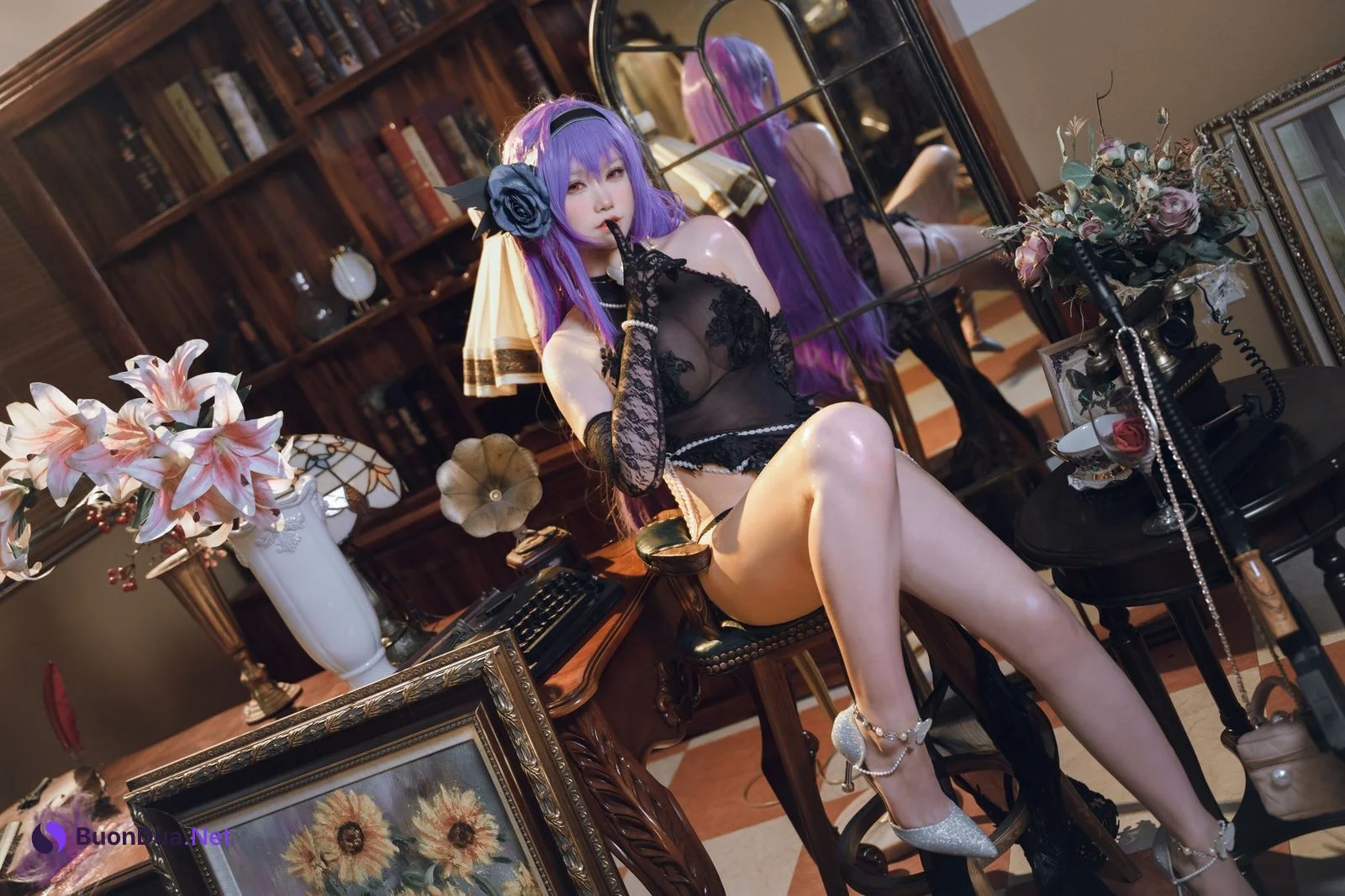 Cosplay 一北亦北 ZB-26 暗蔷摇曳 - Photo 7