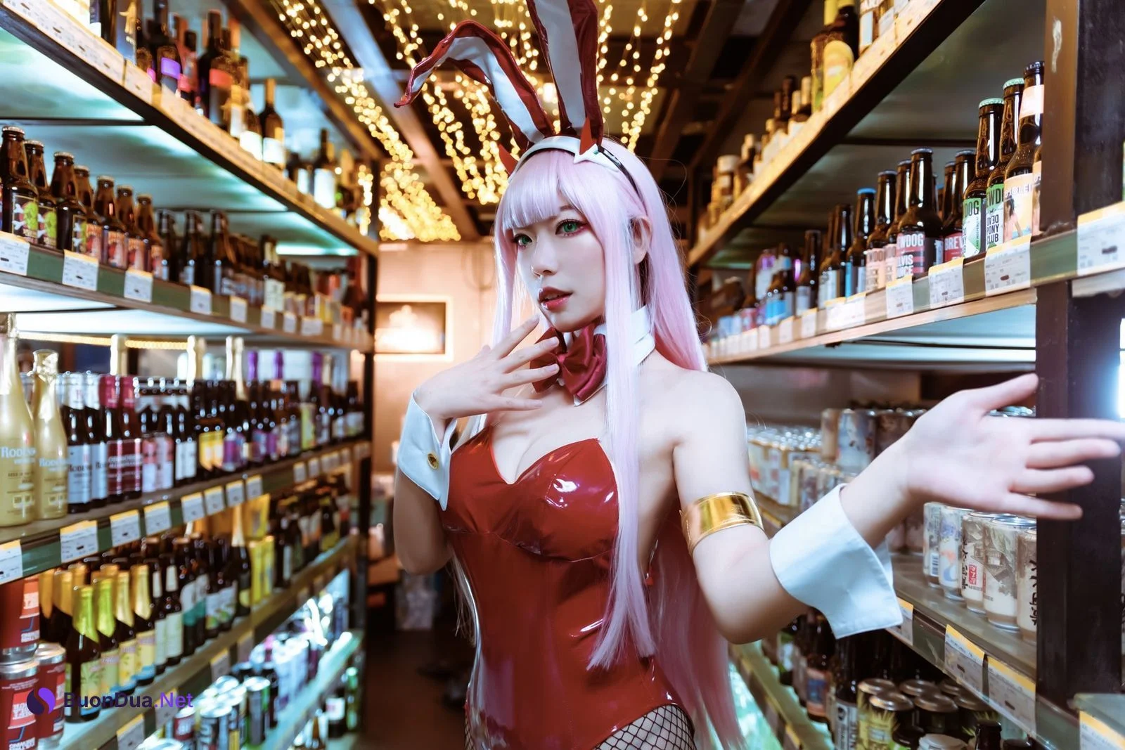 机智的哔啵 Cosplay Zero Two Bunnygirl - Photo 5