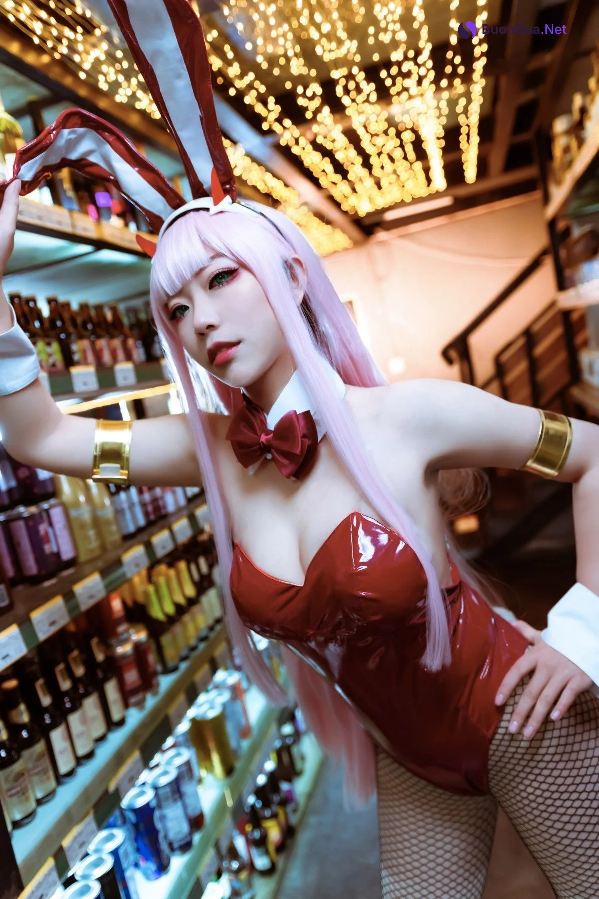 机智的哔啵 Cosplay Zero Two Bunnygirl - Photo 6