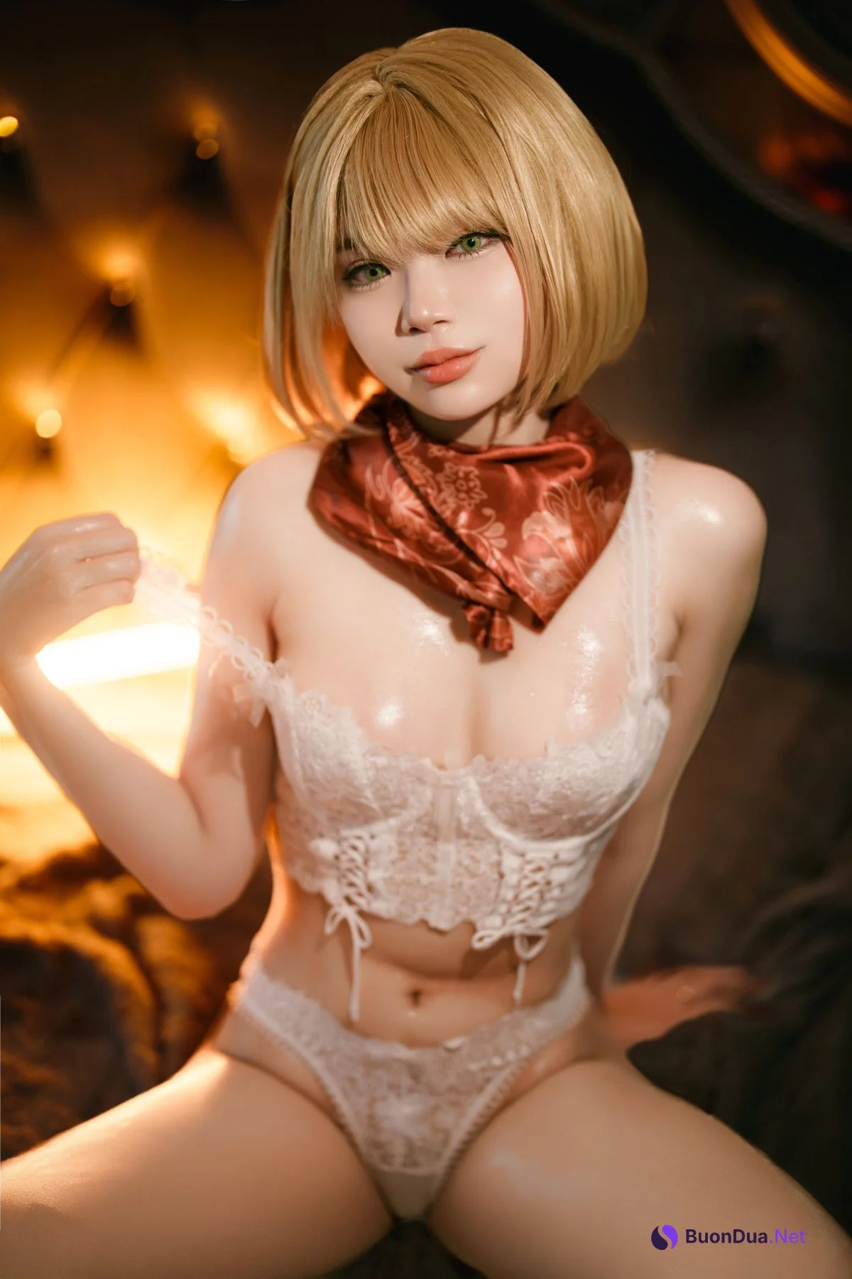 Cosplay ZinieQ Ashley Resident Evil 4 - Photo 20