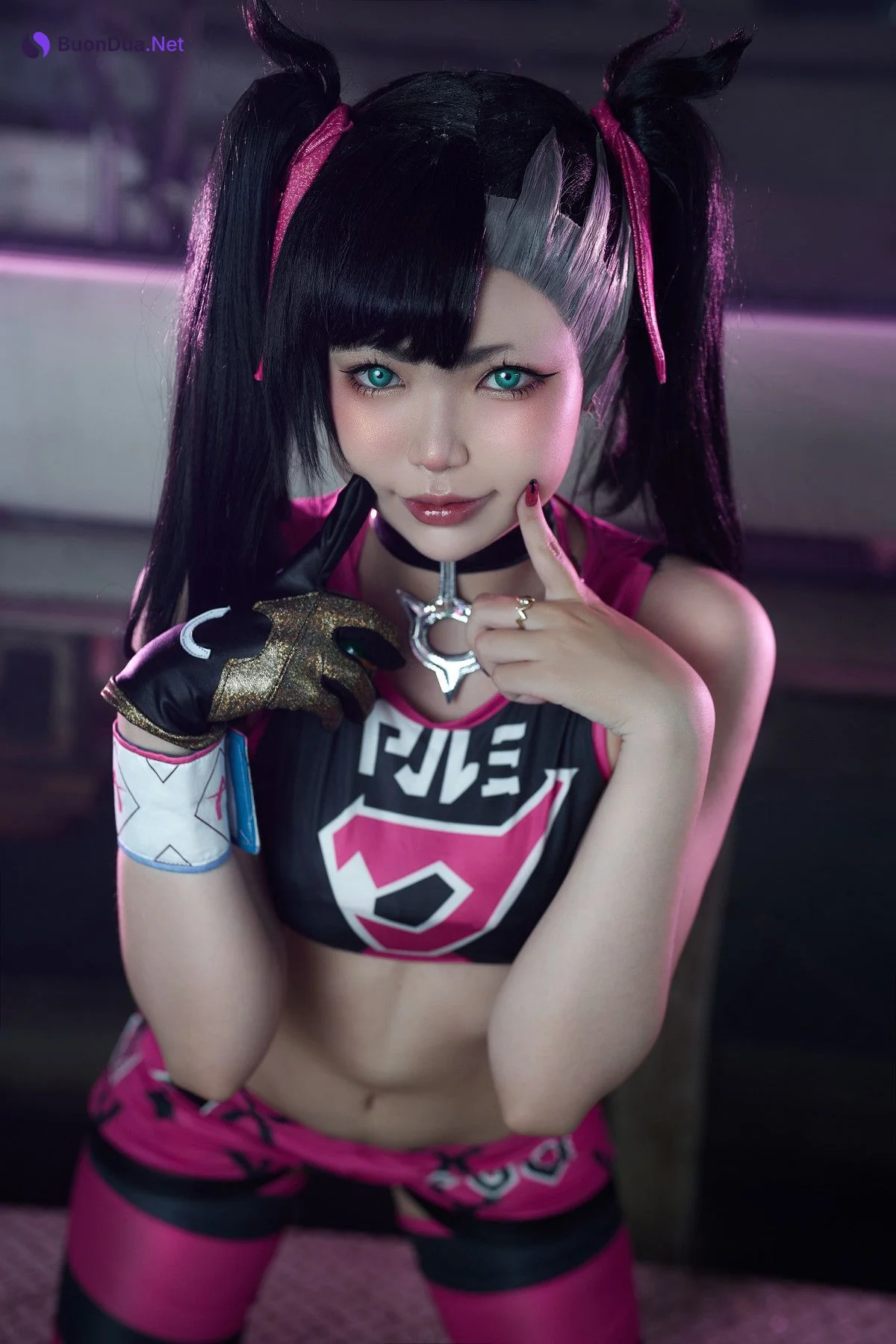 Cosplay ZinieQ Battle Marnie Pokémon Sword Shield - Photo 3