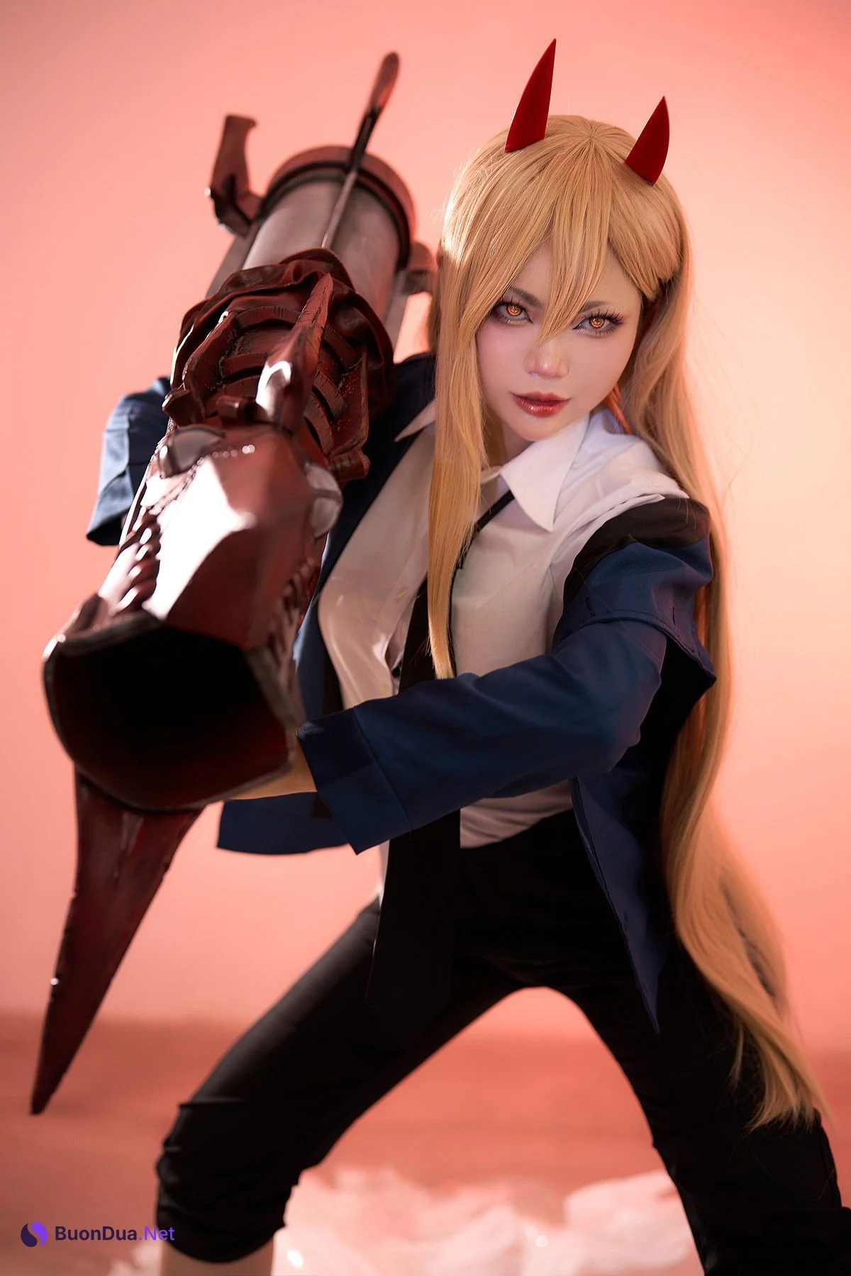 Cosplay ZinieQ Chainsaw Man Power 电锯人 帕瓦 - Photo 5